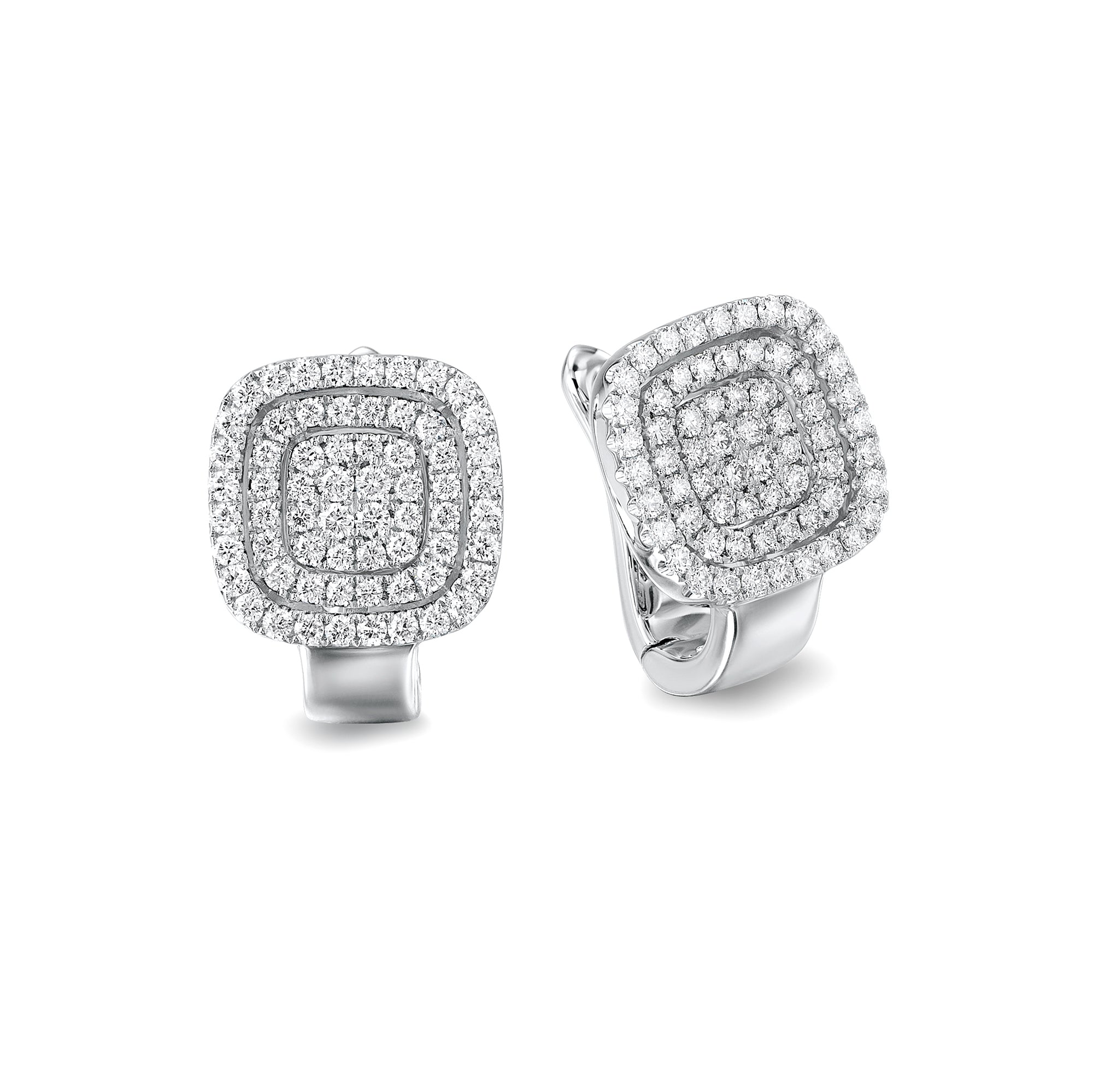 Starlight Diamond Cushion Earrings - Shimansky Jewelry