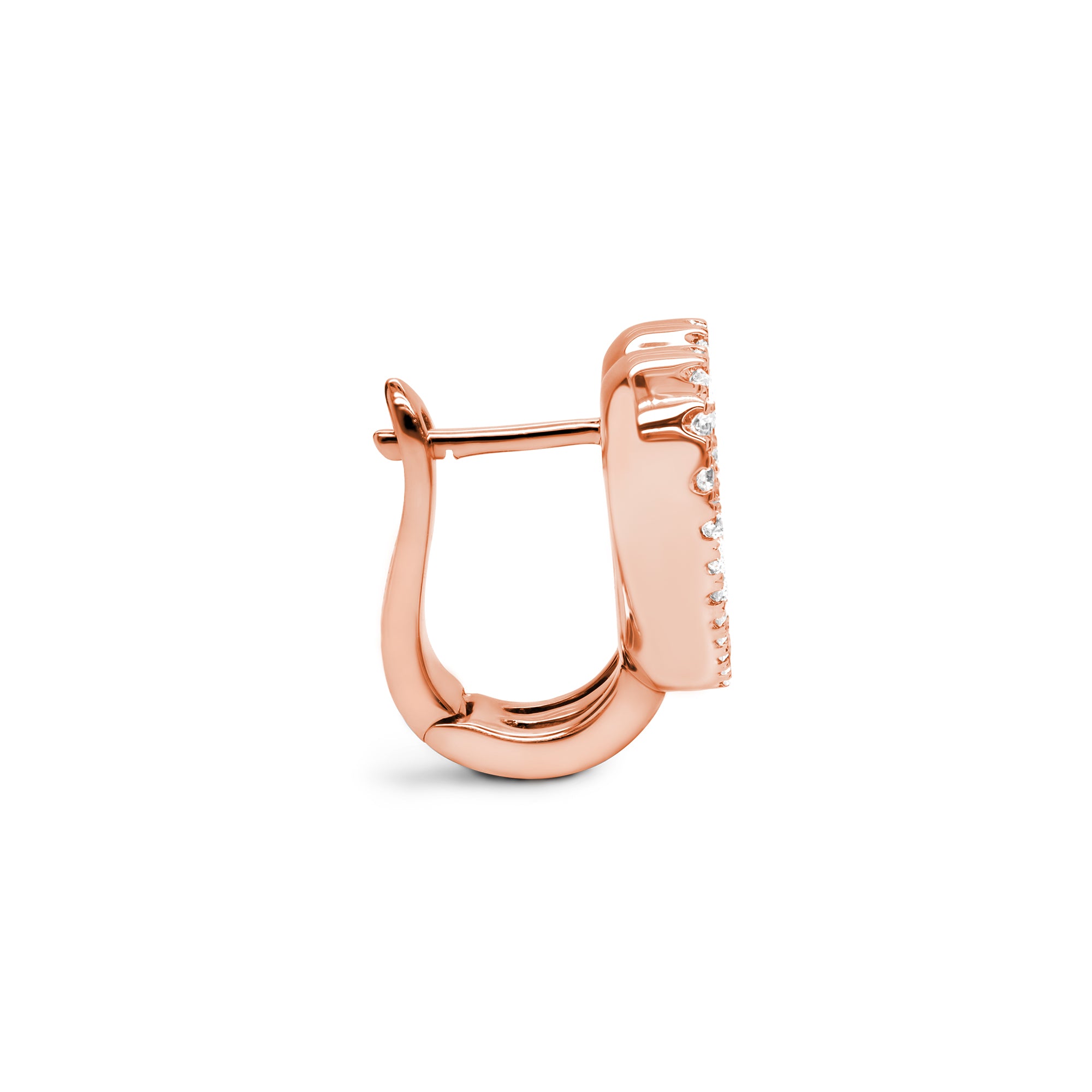 Starlight Diamond Heart Earrings - Shimansky Jewelry