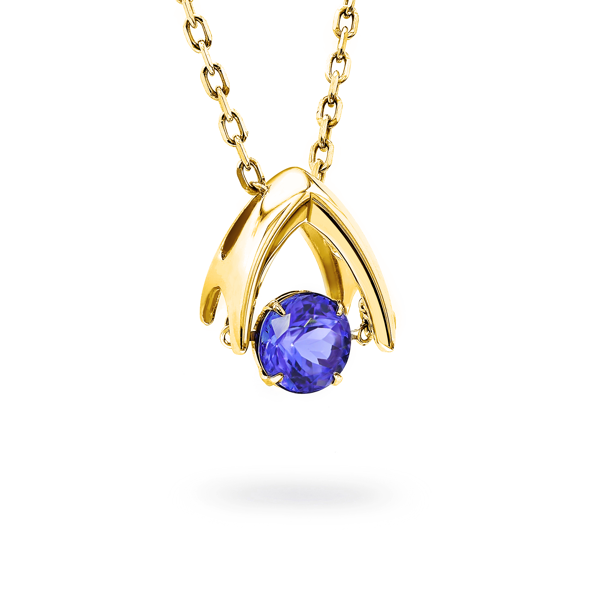 Dancing Tanzanite Pendant