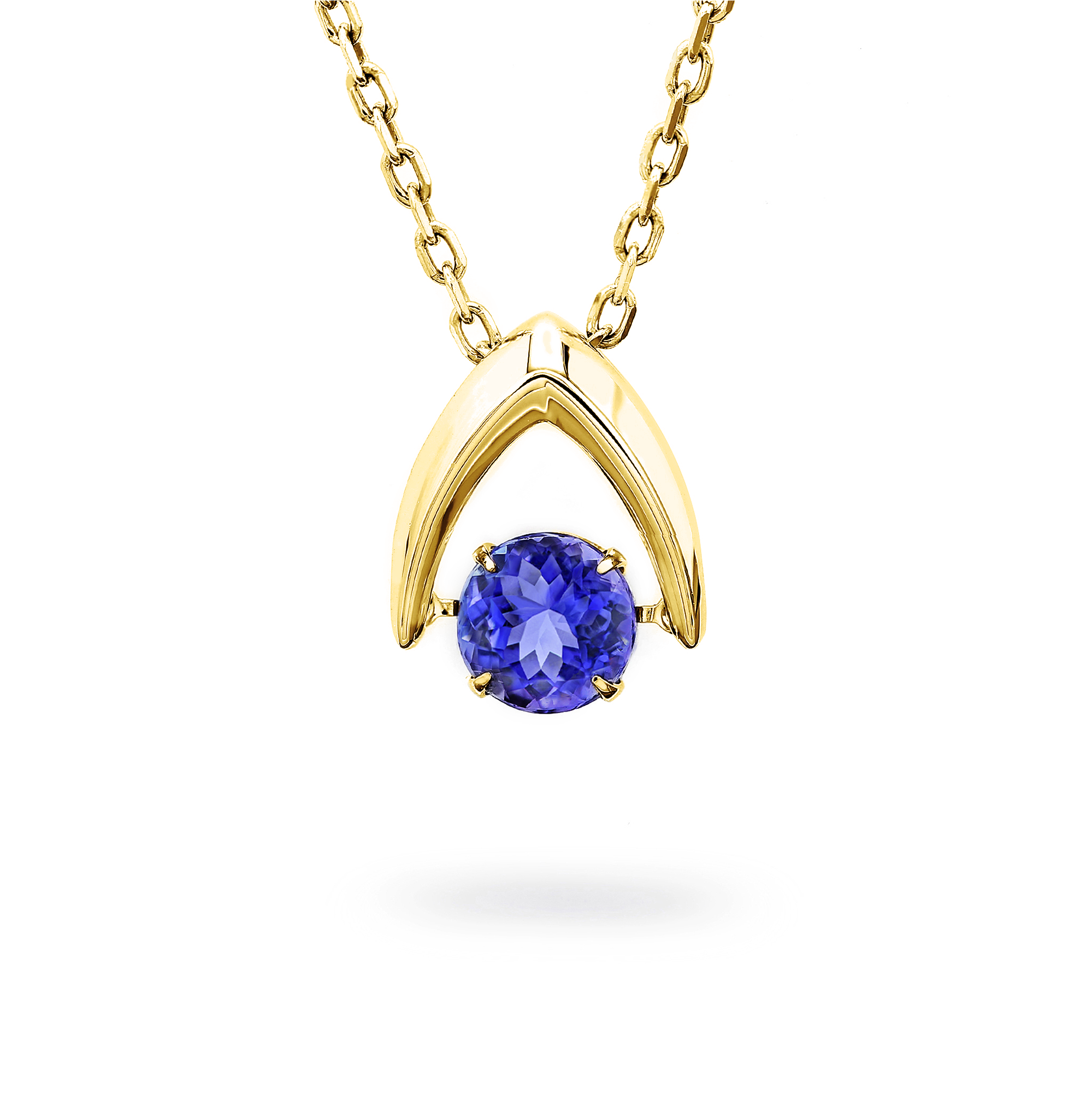 Dancing Tanzanite Pendant