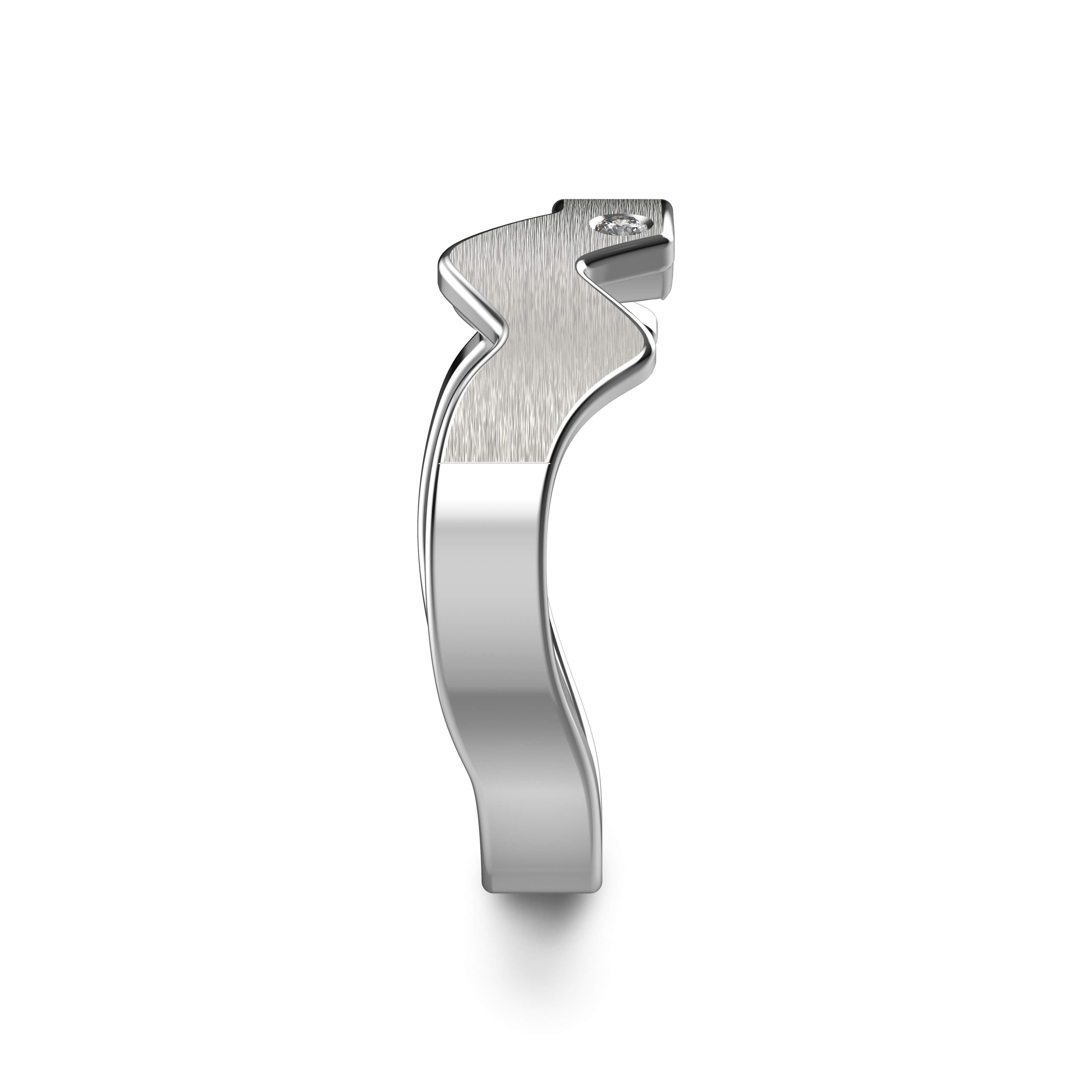 Table Mountain Gents Single Diamond Ring - Shimansky Jewelry