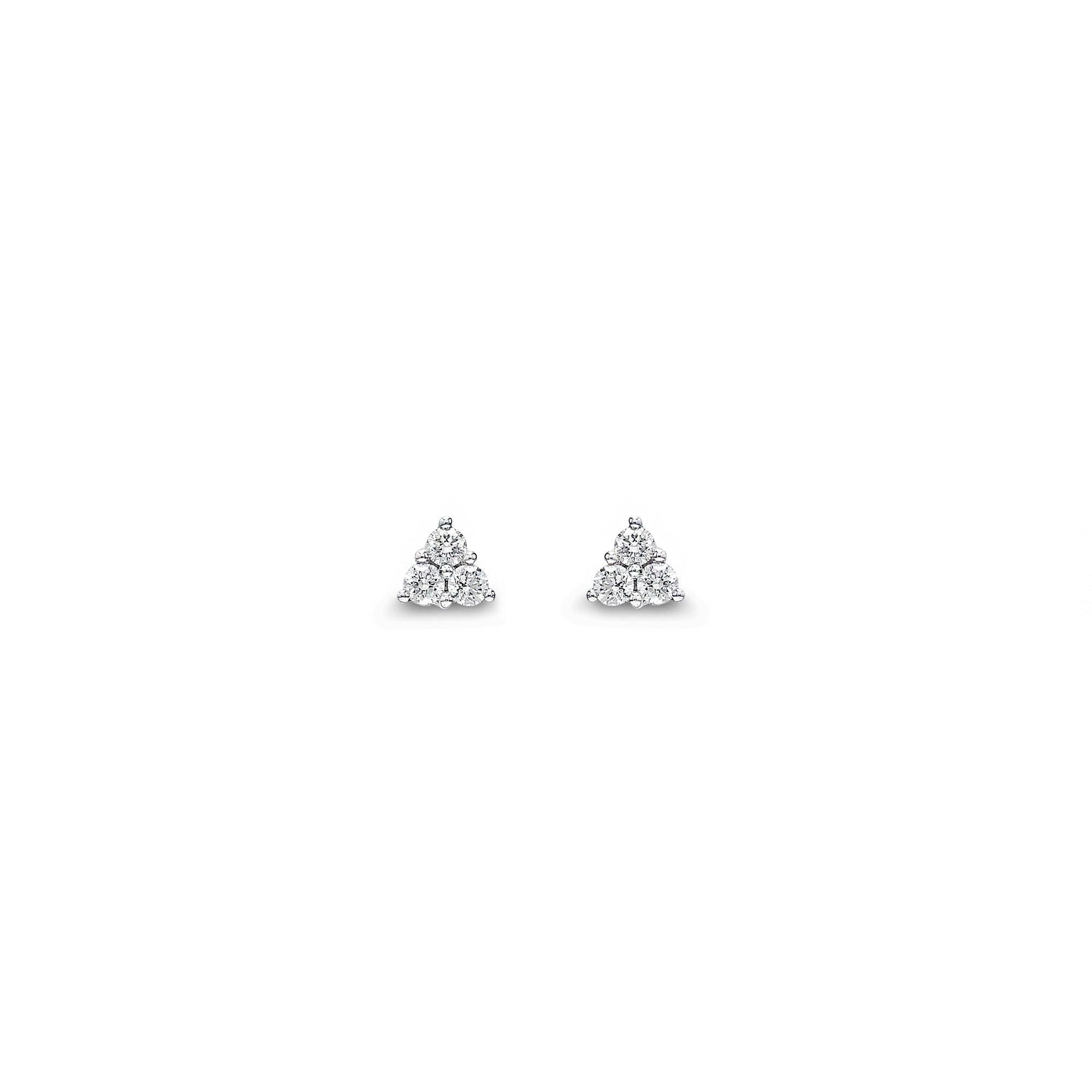 Diamond Cluster Earrings