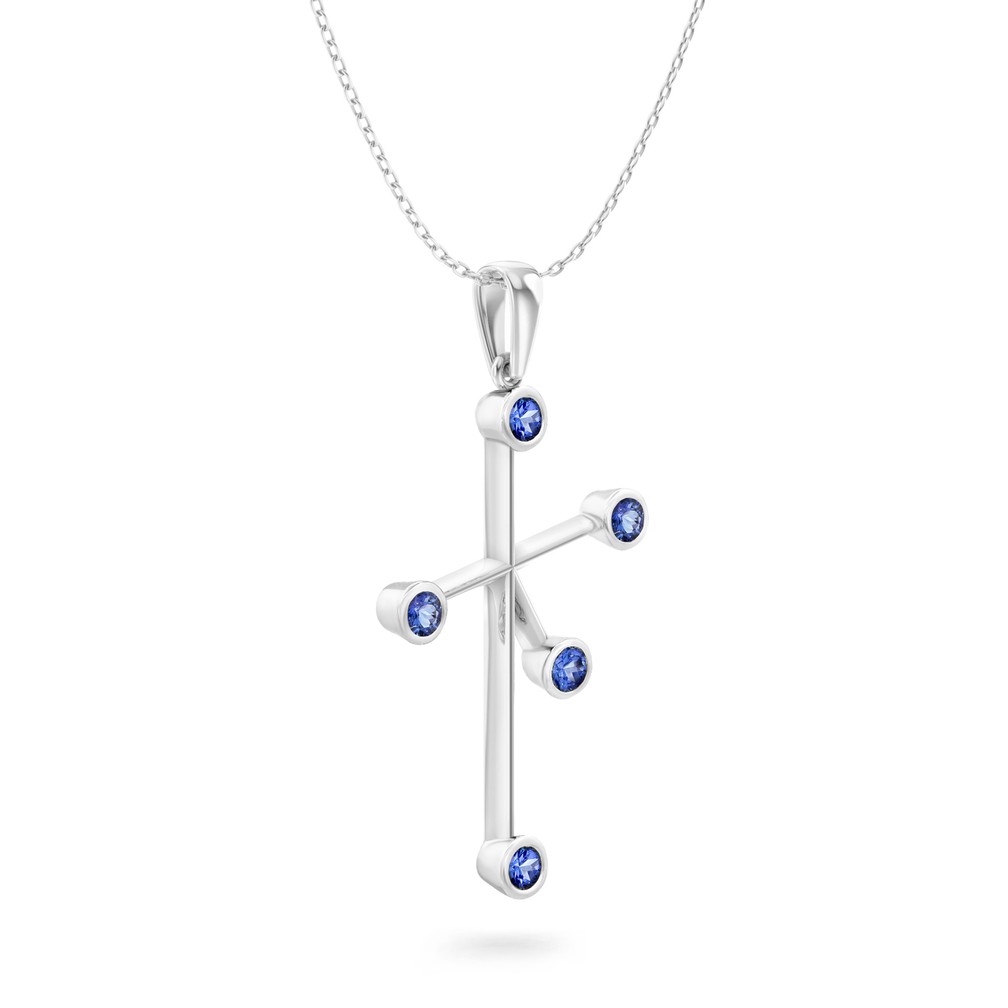 Southern Cross Tanzanite Bezel Pendant - Shimansky Jewelry