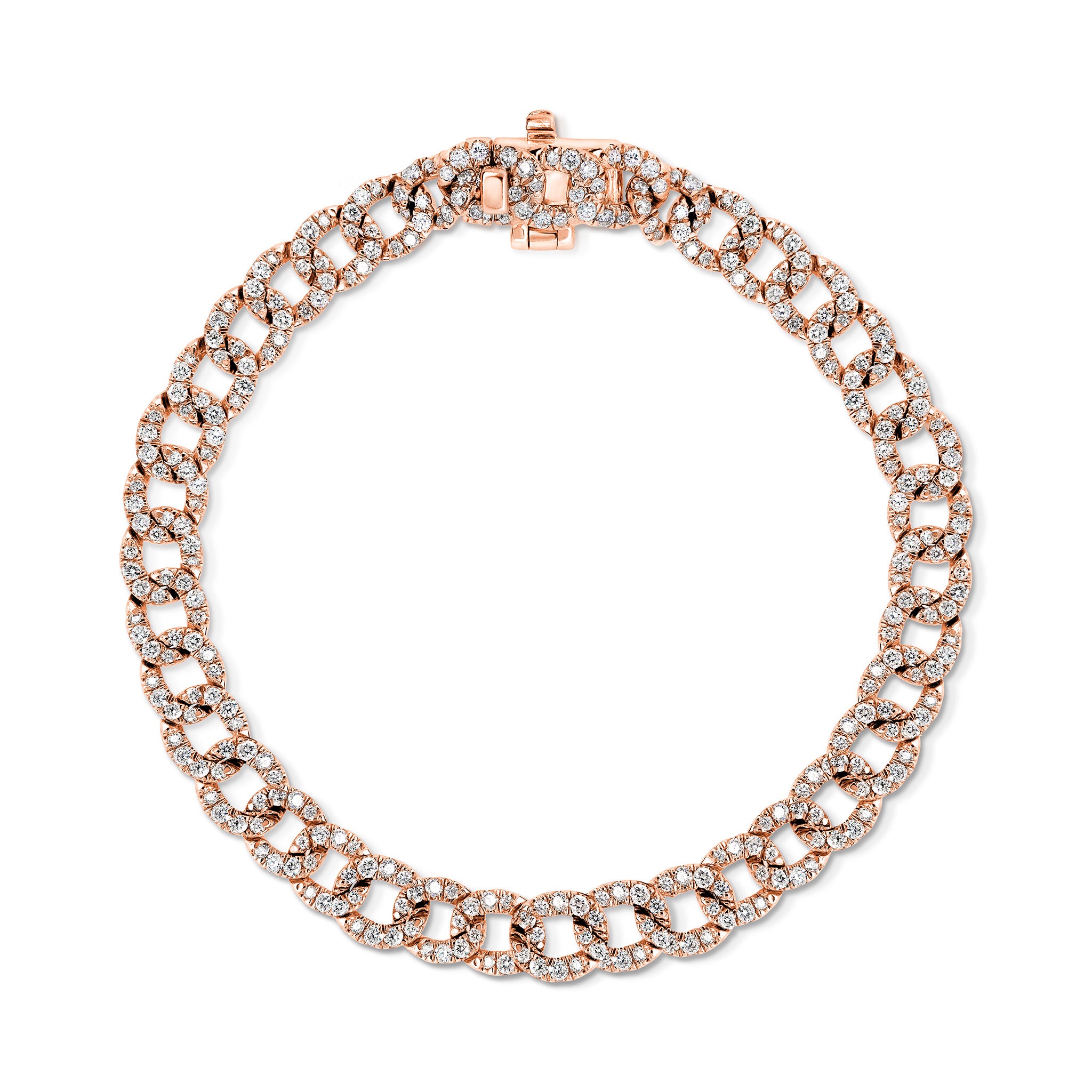 Curb Link Diamond Bracelet