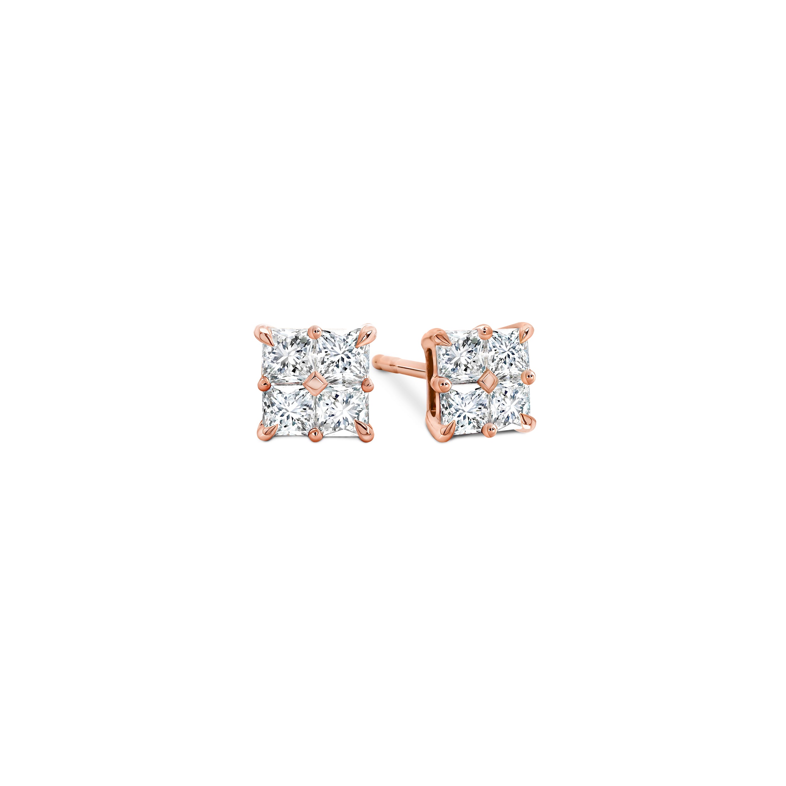 My Girl Mosaic Diamond Earrings - Shimansky Jewelry