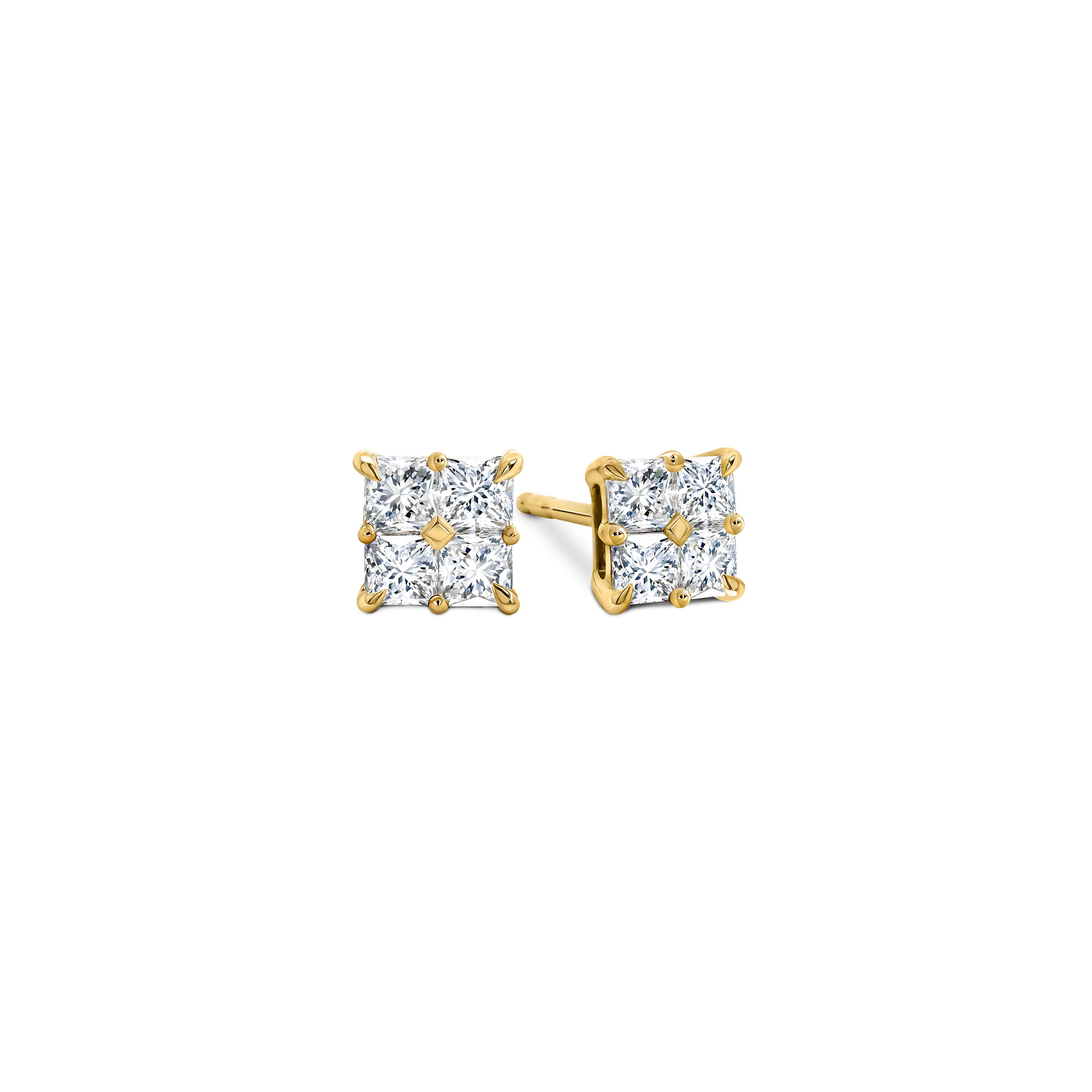 My Girl Mosaic Diamond Earrings - Shimansky Jewelry