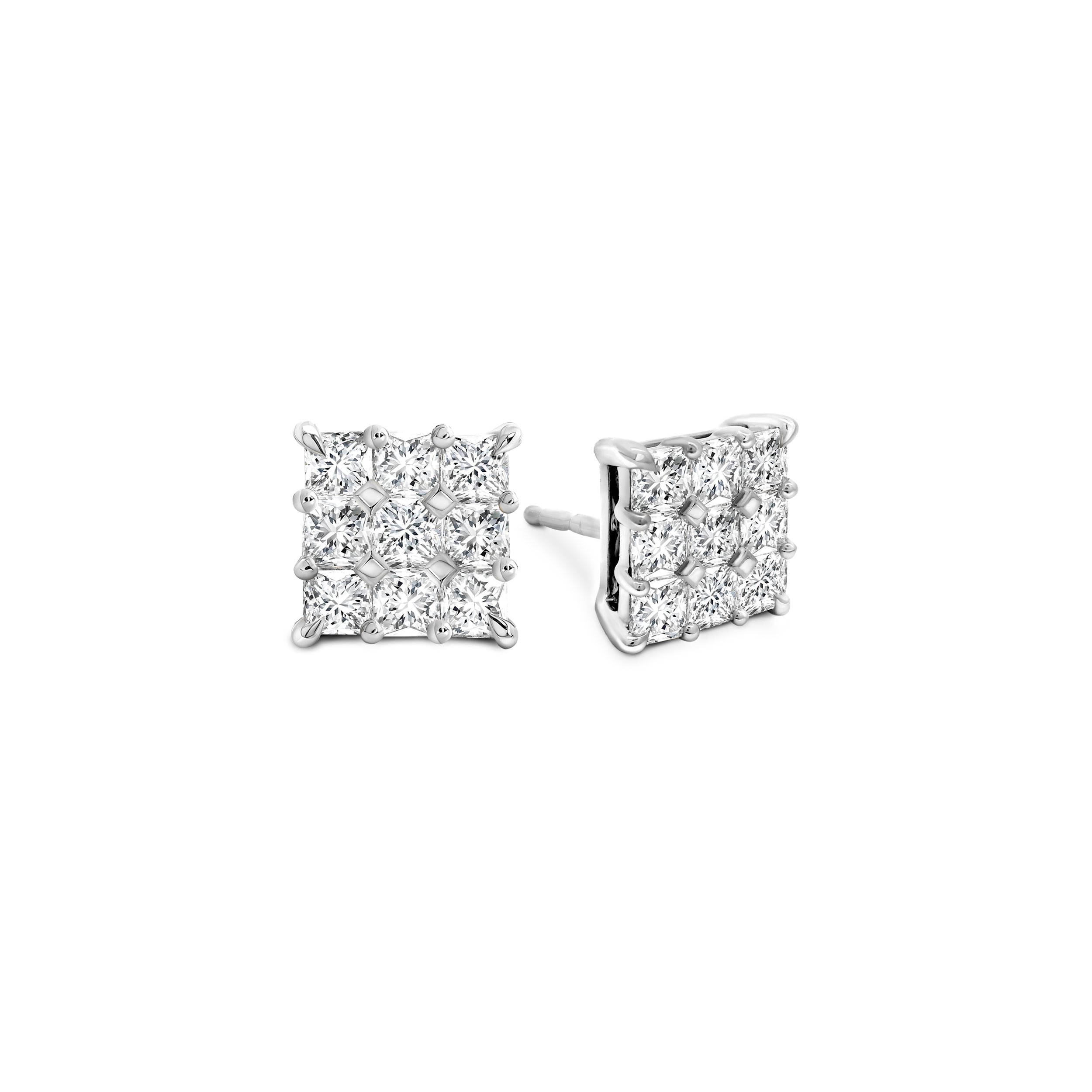 My Girl Mosaic Diamond Earrings - Shimansky Jewelry