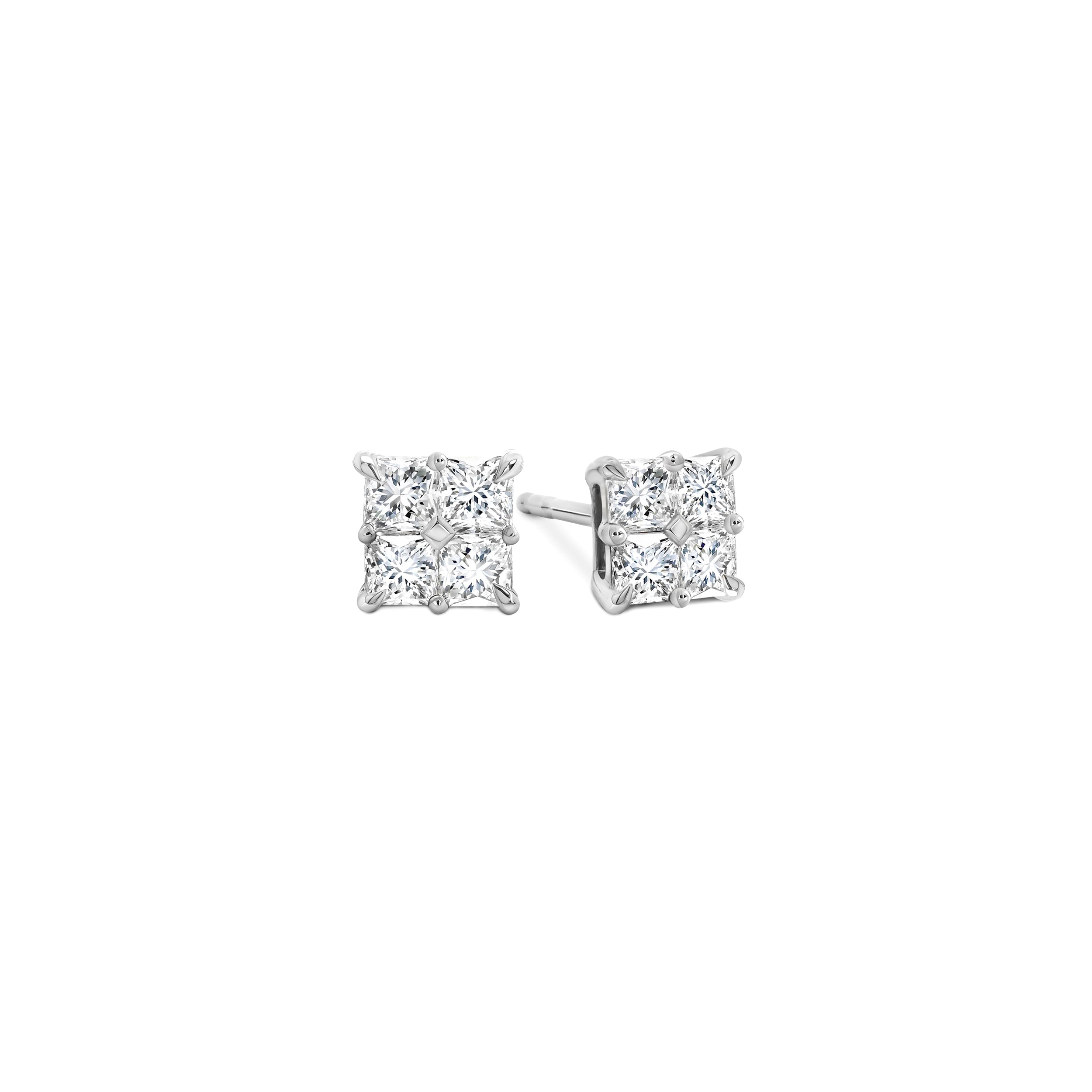 My Girl Mosaic Diamond Earrings - Shimansky Jewelry
