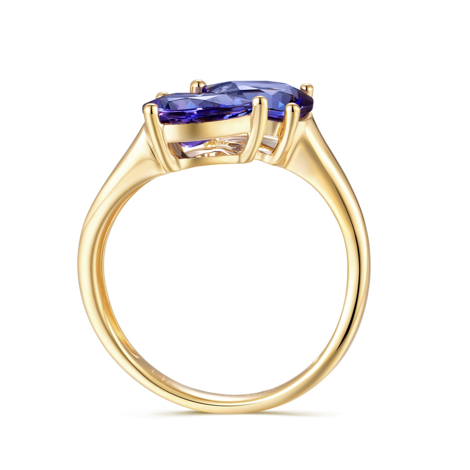 Toi et Moi Tanzanite Ring - Shimansky Jewelry