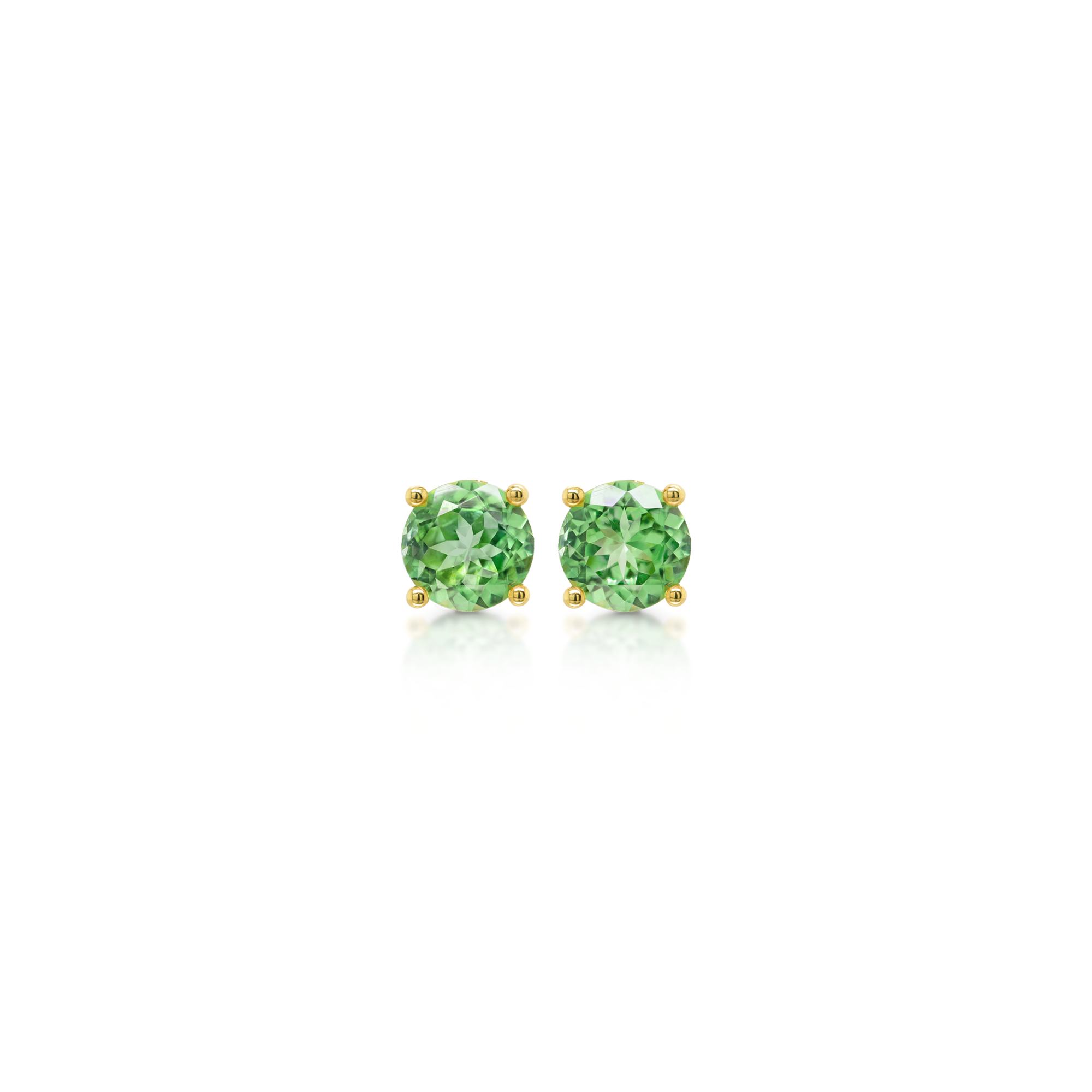 Tsavorite Solitaire Earrings