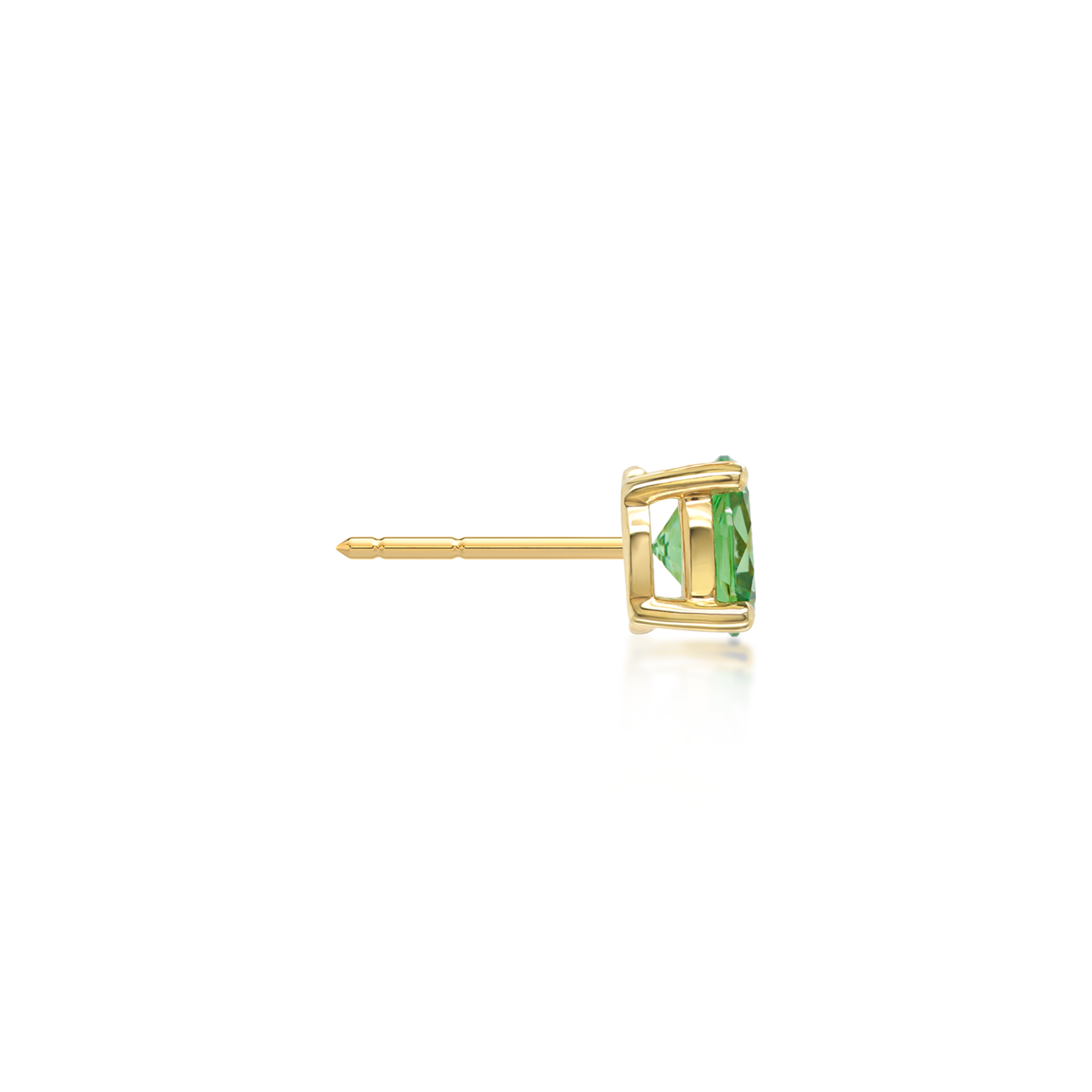 Tsavorite Solitaire Earrings