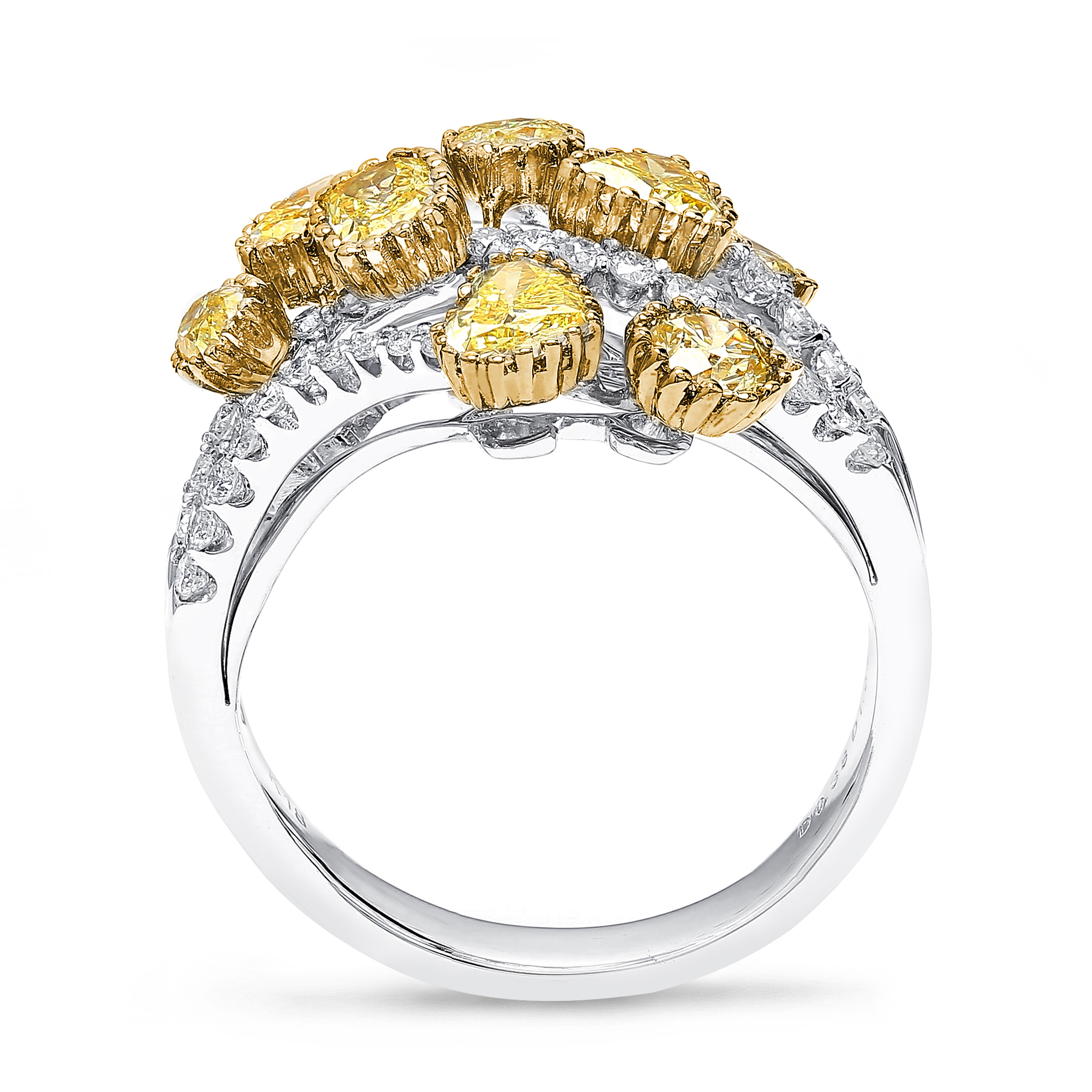 Fancy Yellow Dress Ring