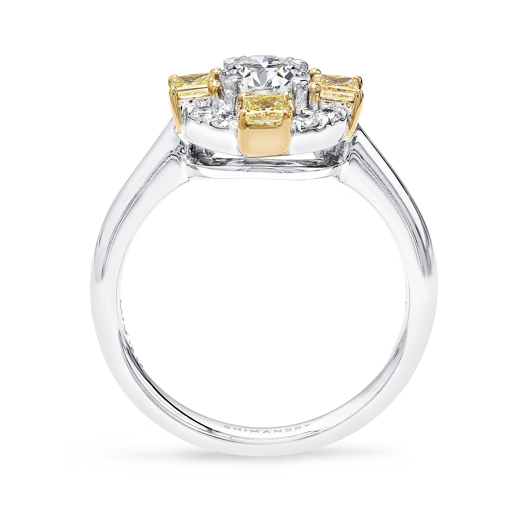 Fancy Yellow Dress Ring