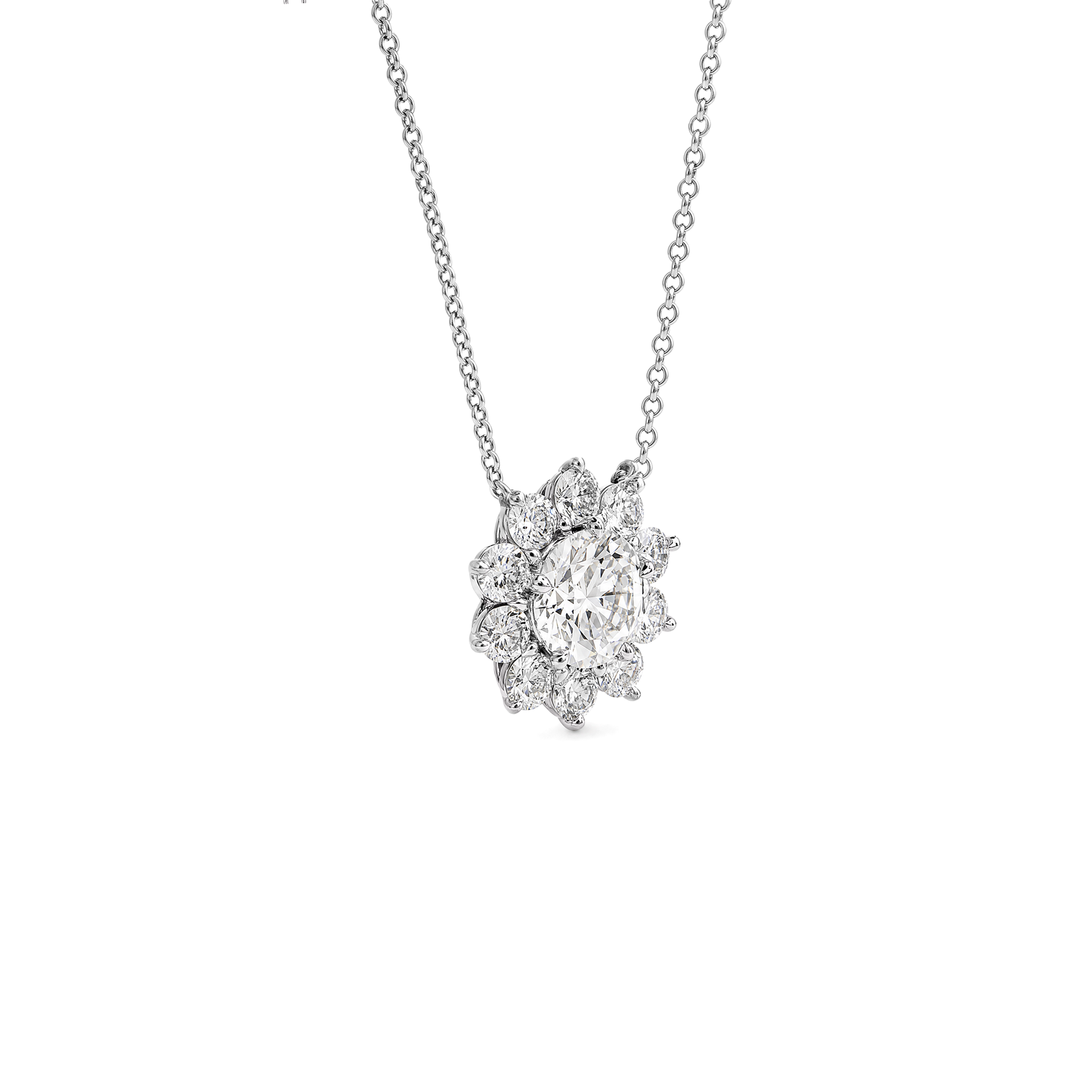 Brilliant Blossom Diamond Neckpiece