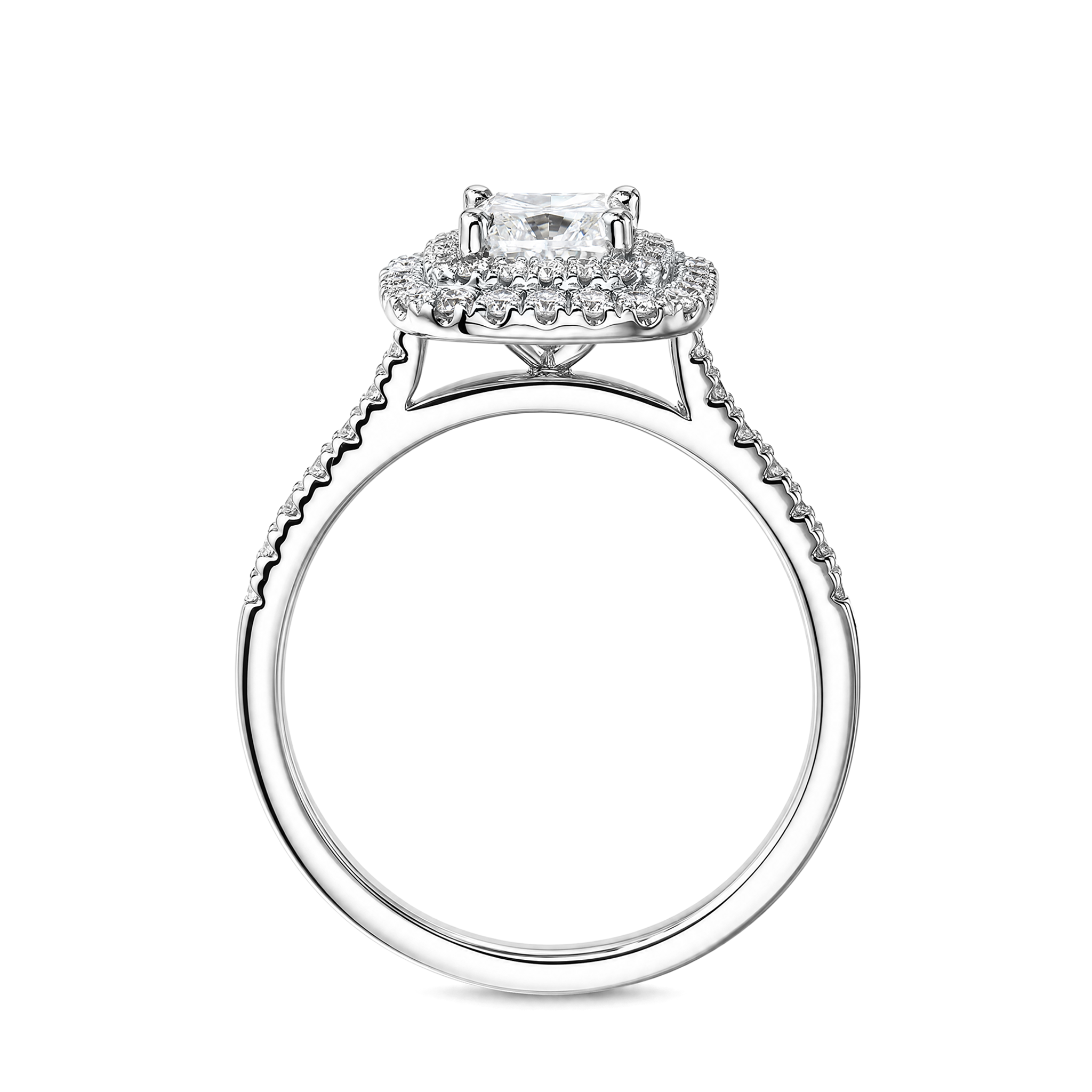 Cushion Double Halo Diamond Ring