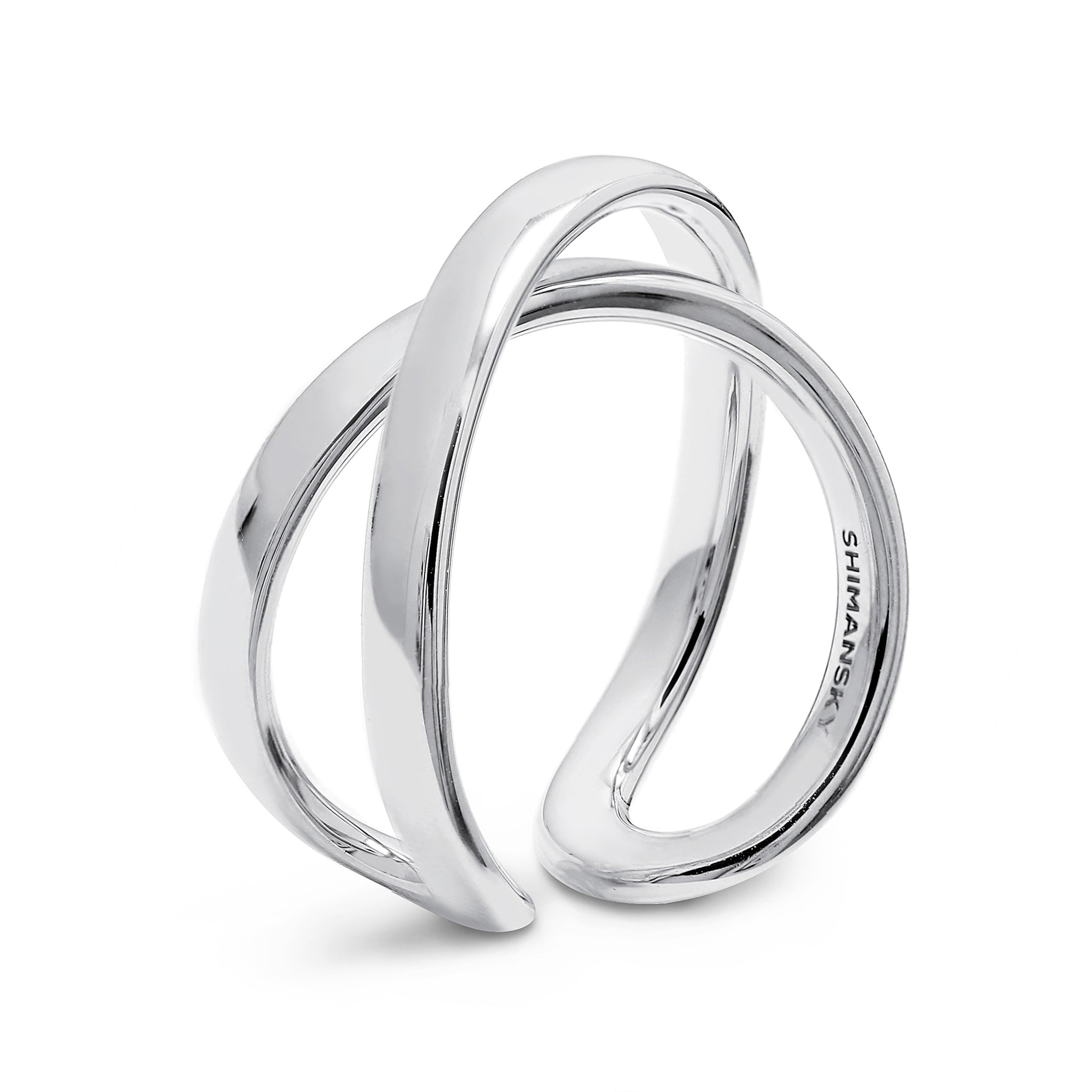 SHIMANSKY.CO.ZA - Infinity Classic Ring - 14K White Gold - 3D View