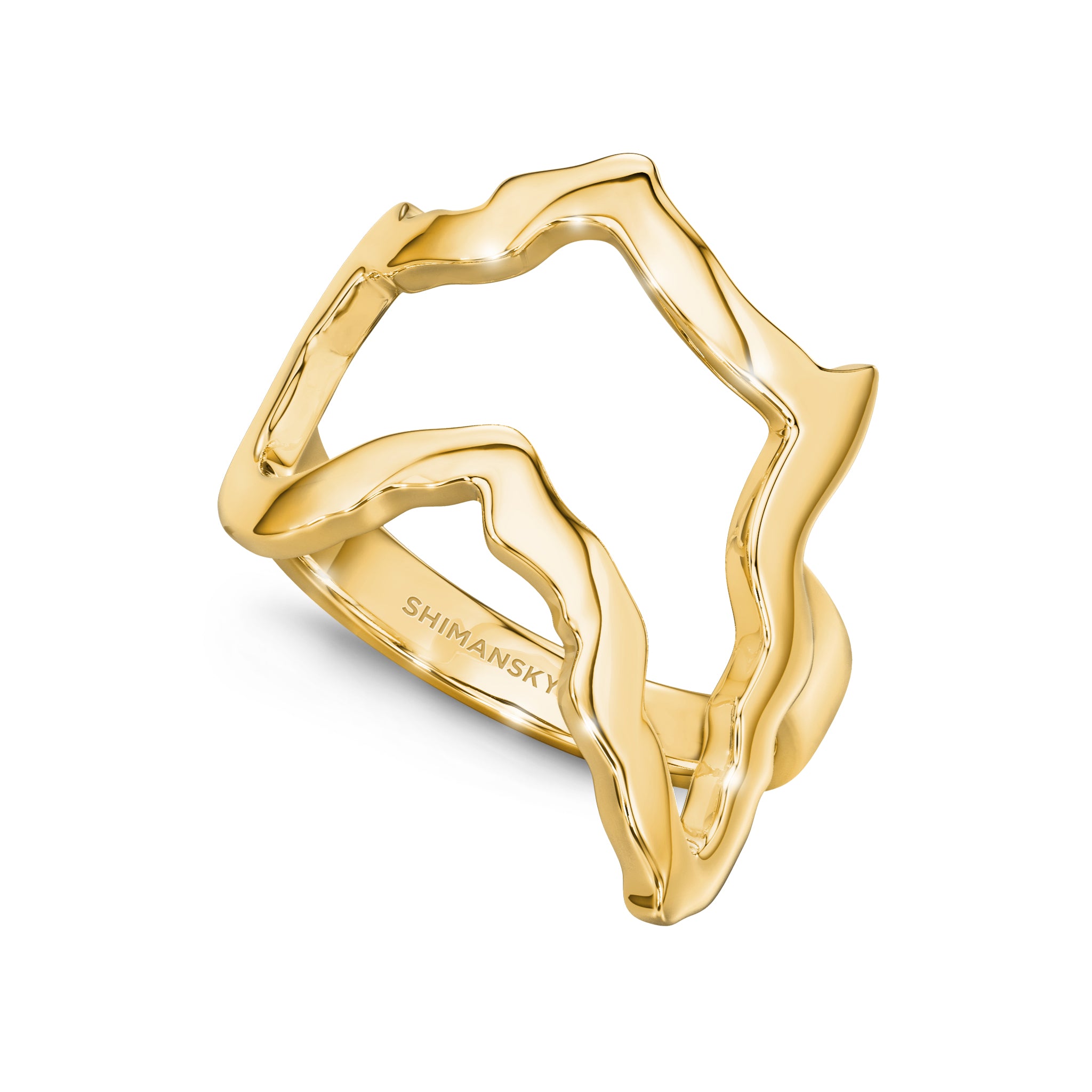 SHIMANSKY.CO.ZA - My Africa Classic Ring - 18K Yellow Gold - 3D View