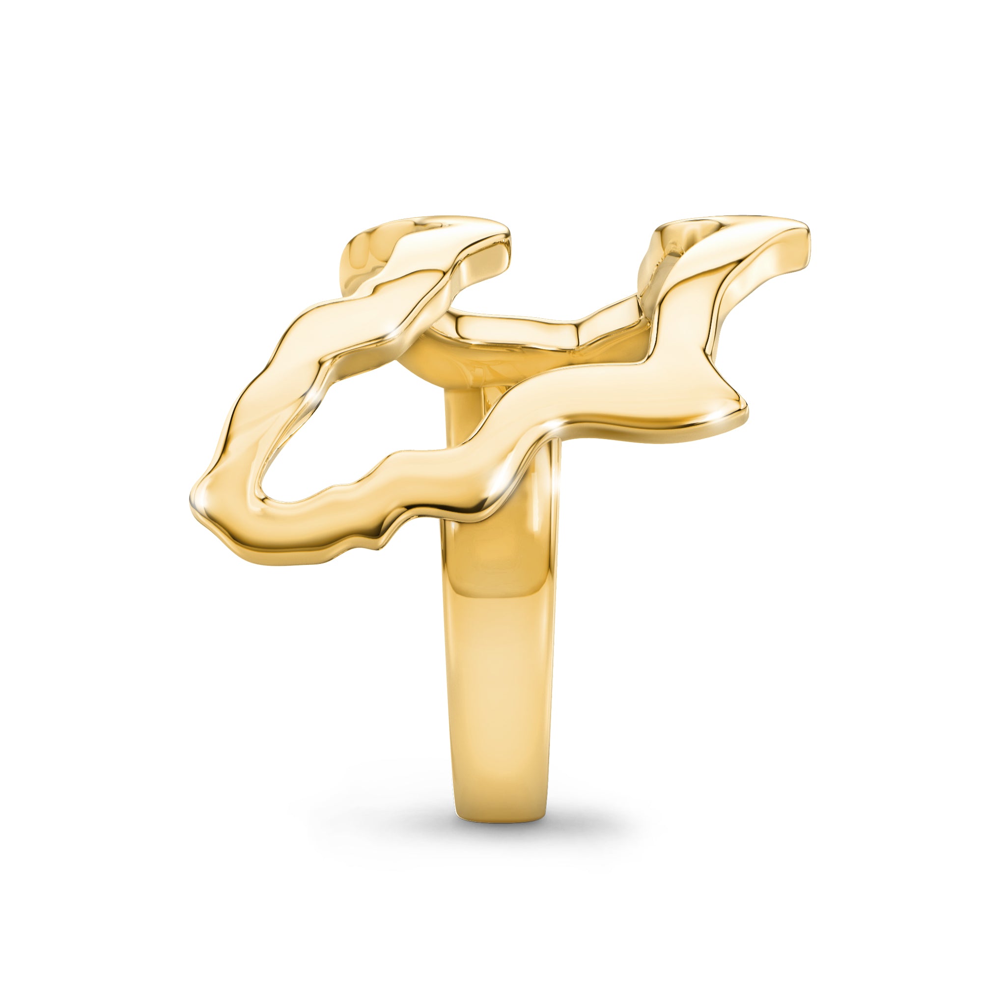 SHIMANSKY.CO.ZA - My Africa Classic Ring - 18K Yellow Gold - Profile View