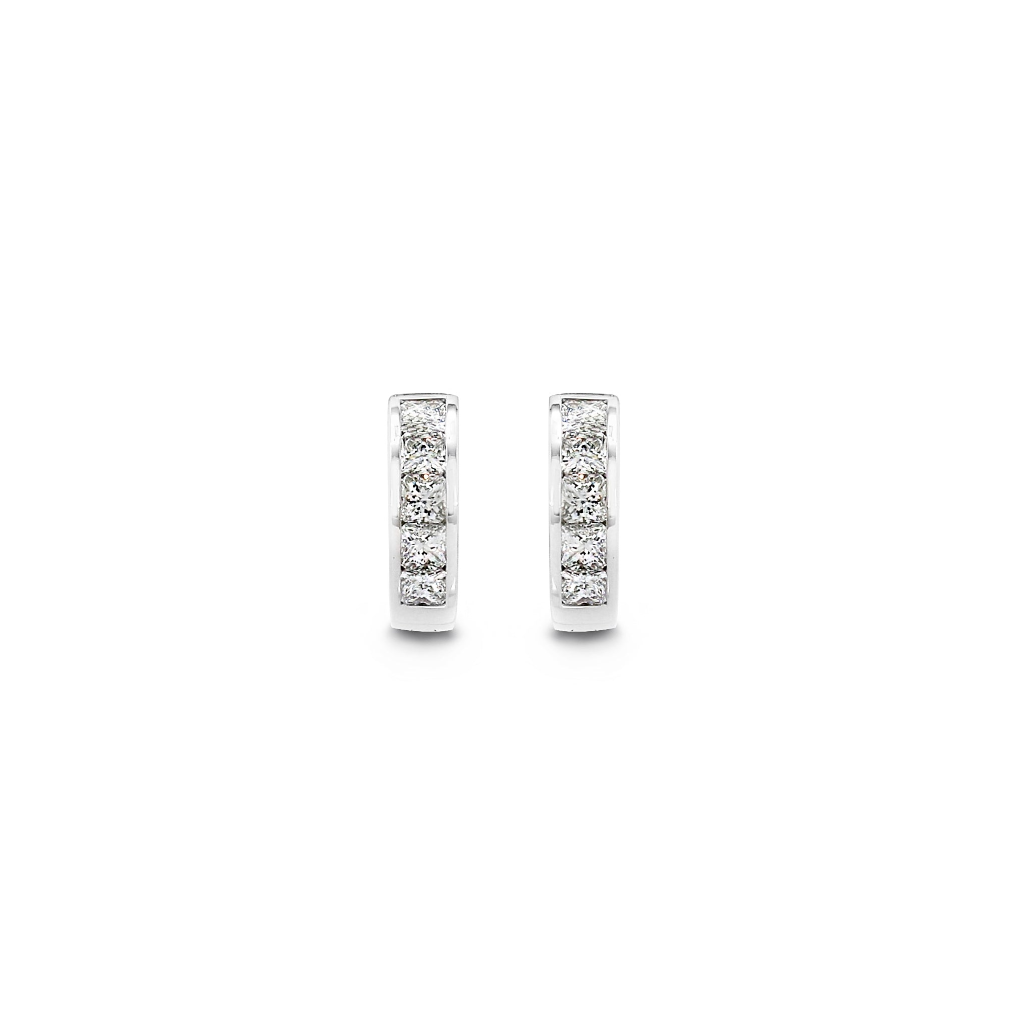 My Girl Diamond Huggie Earrings - Shimansky Jewelry
