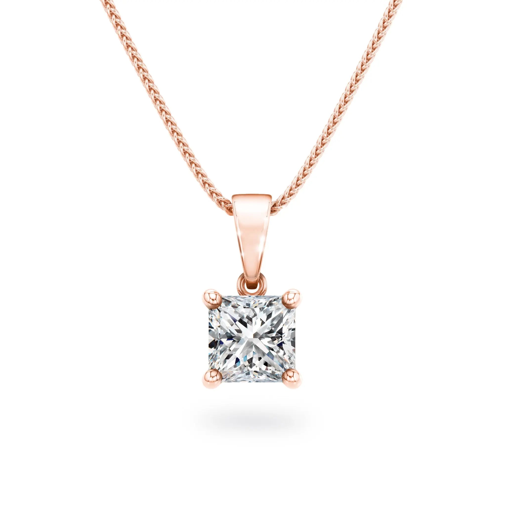 SHIMANSKY.CO.ZA - My Girl Diamond Pendant - 18K Rose Gold - Front View