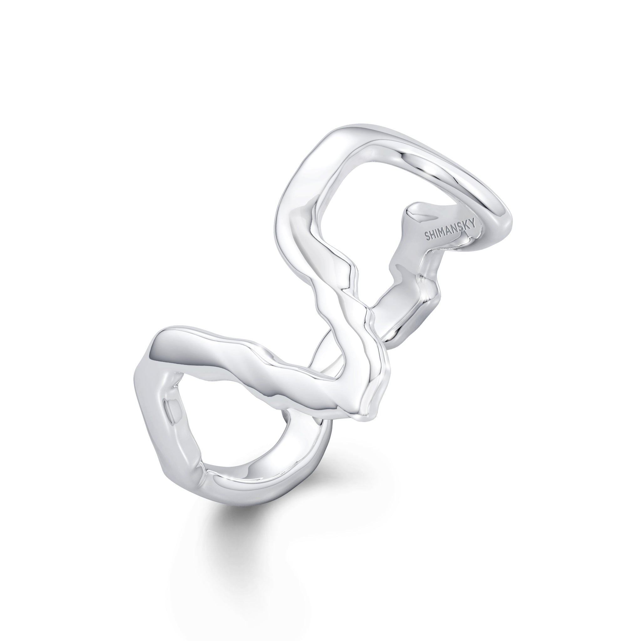 Shimansky Tip of Africa Ring 14K White Gold 3D View