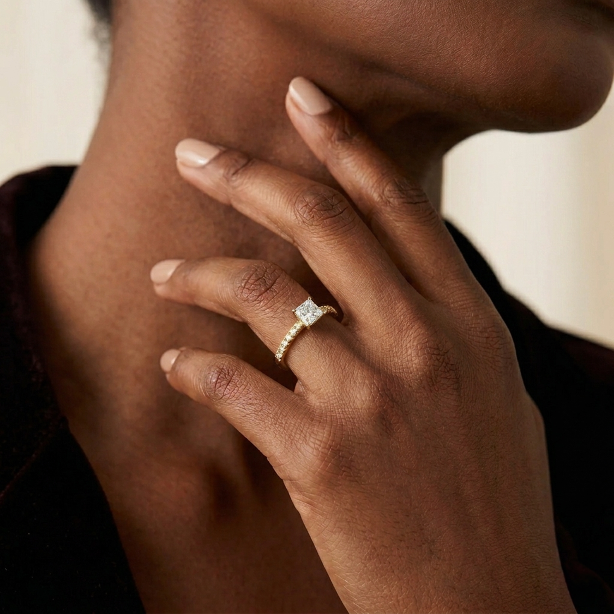 Обручальное кольцо My Girl с бриллиантом