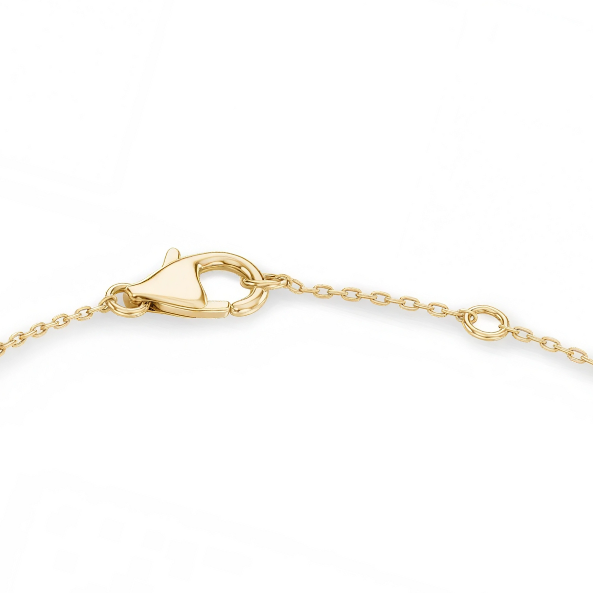 Shimansky 0.04ct Southern Cross Tsavorite & Diamond Bracelet in 14K Yellow Gold Clasp View