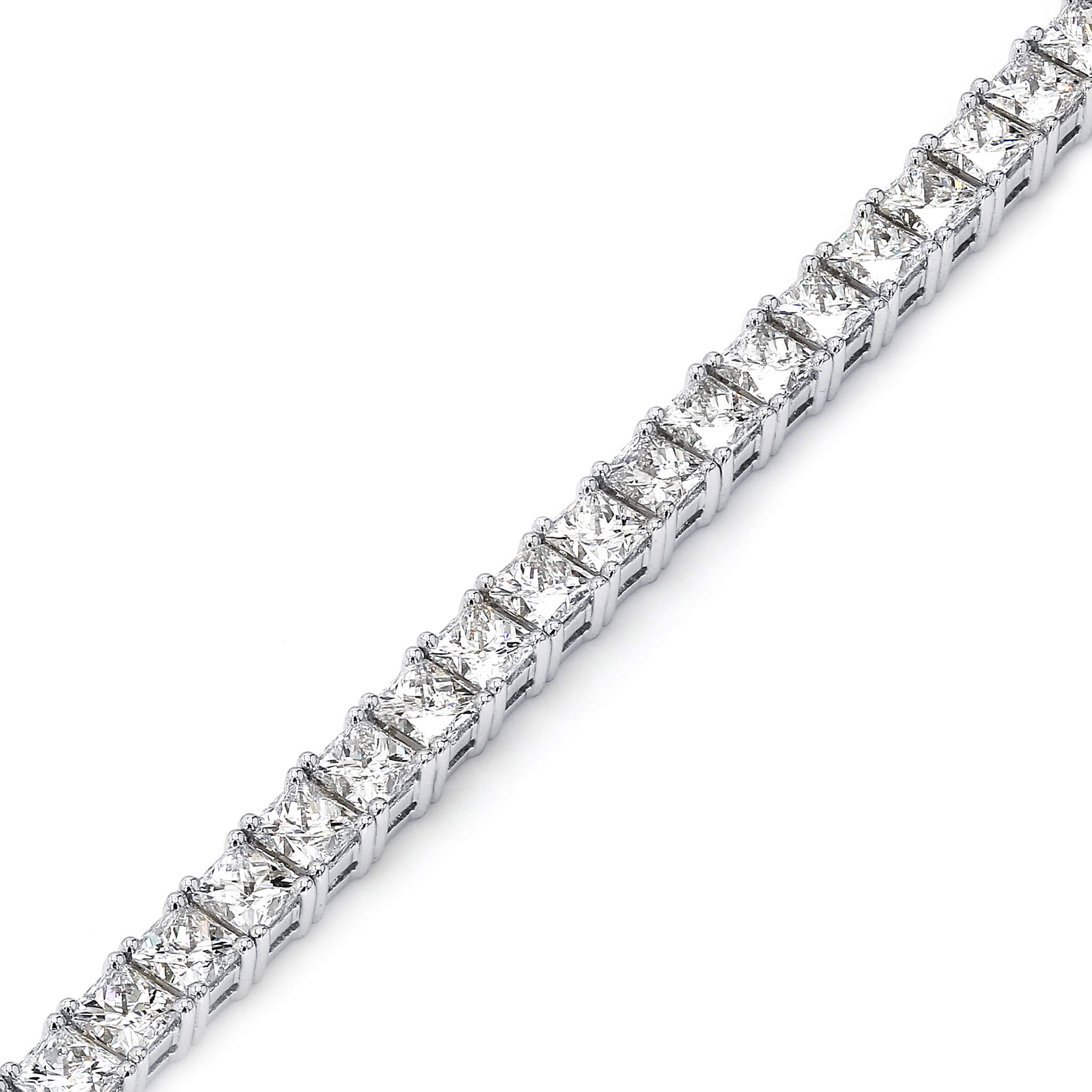 My Girl Diamond Tennis Bracelet 12.50 Carat Platinum 3D View