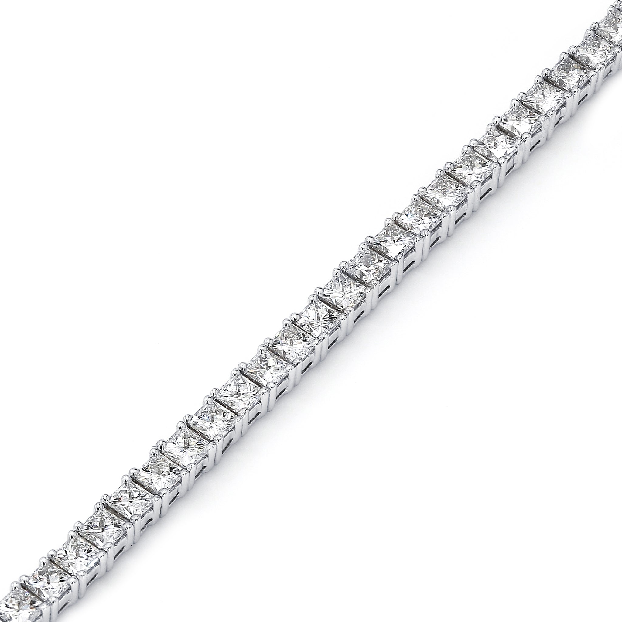 My Girl Diamond Tennis Bracelet 4.40 Carat Platinum 3D View