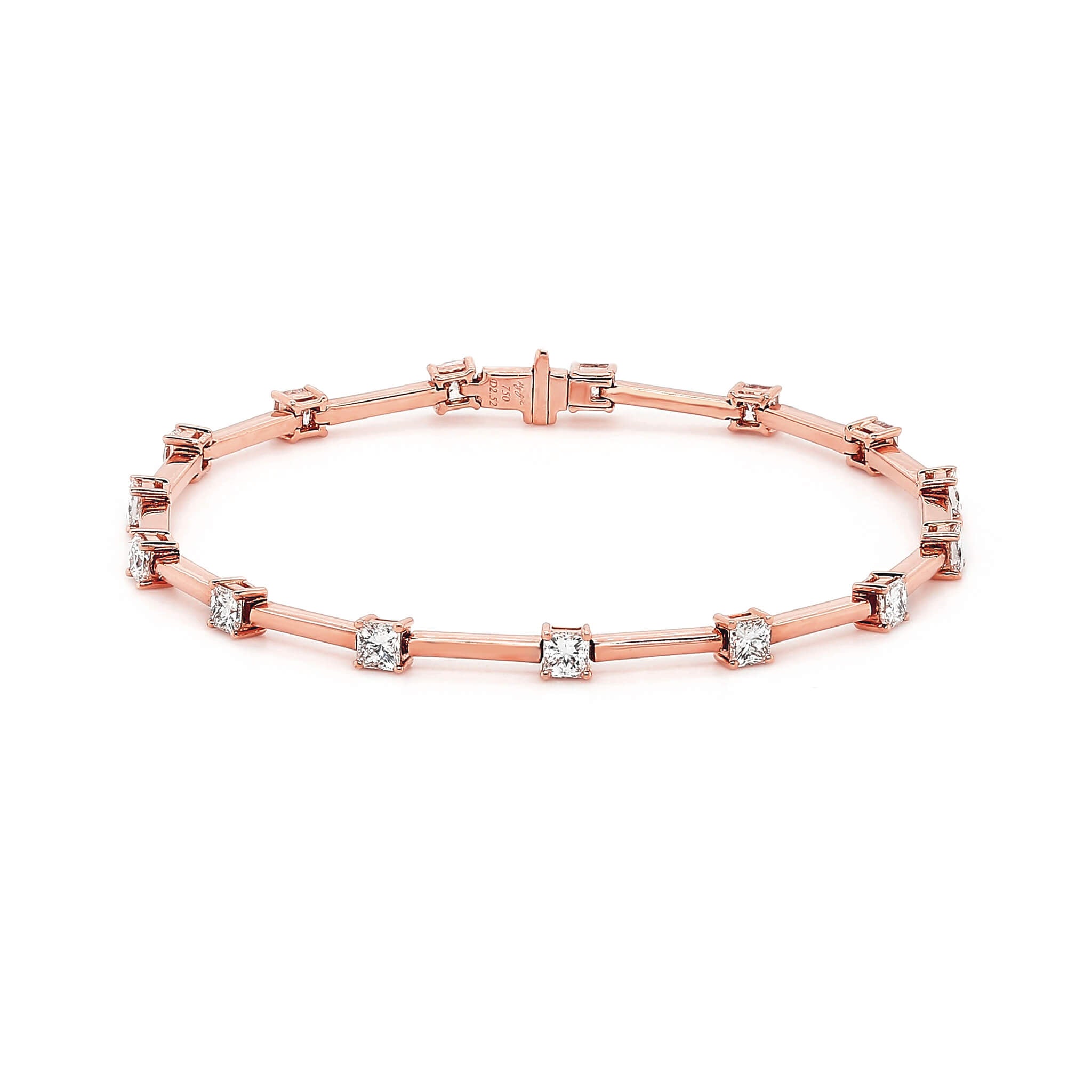 My Girl Station Bracelet 2.50 Carat | 18K Rose Gold Shimansky