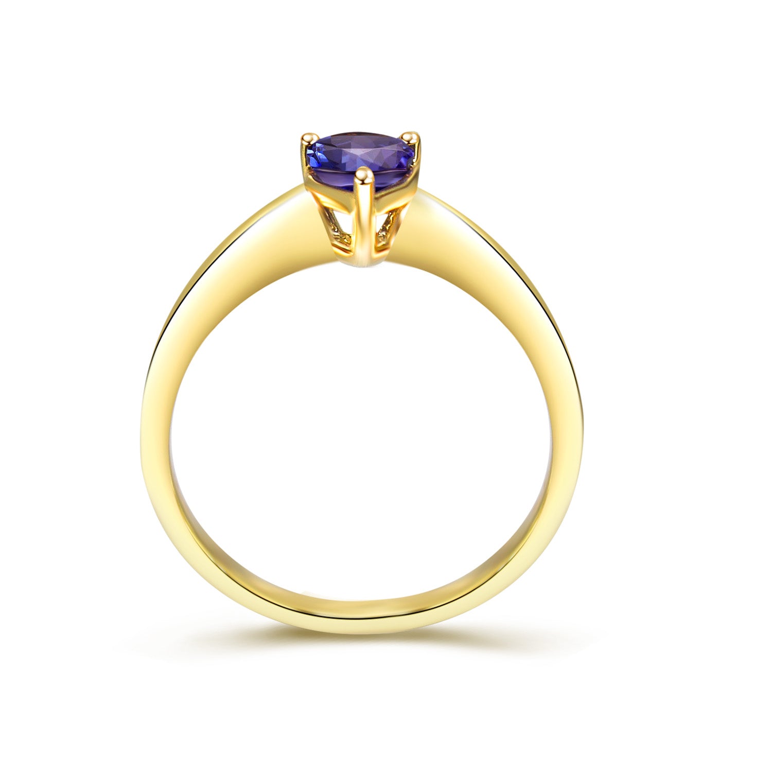 Tanzanite Pear Shape Solitaire ring - Shimansky Jewelry