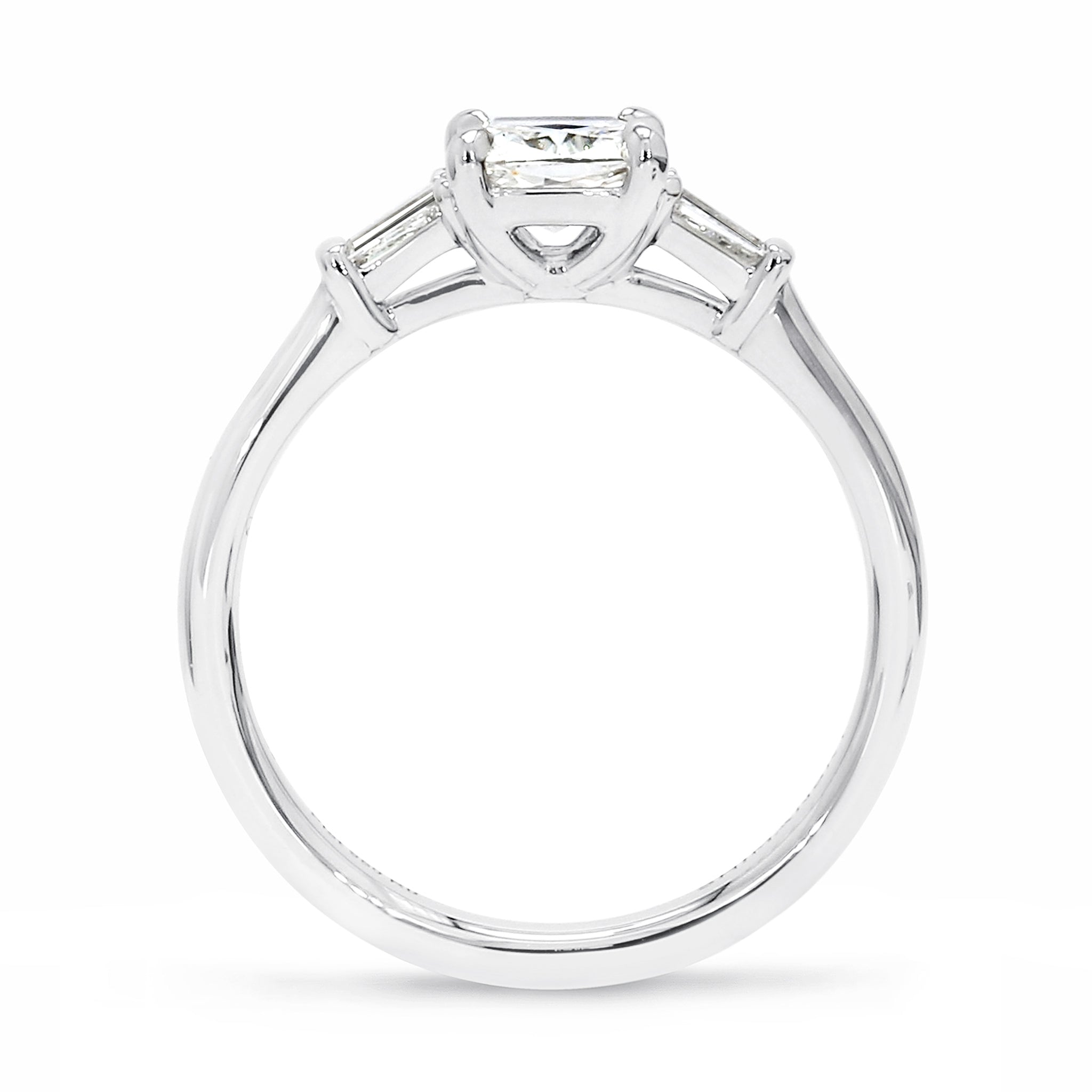 Cushion Diamond Dahlia Engagement Ring