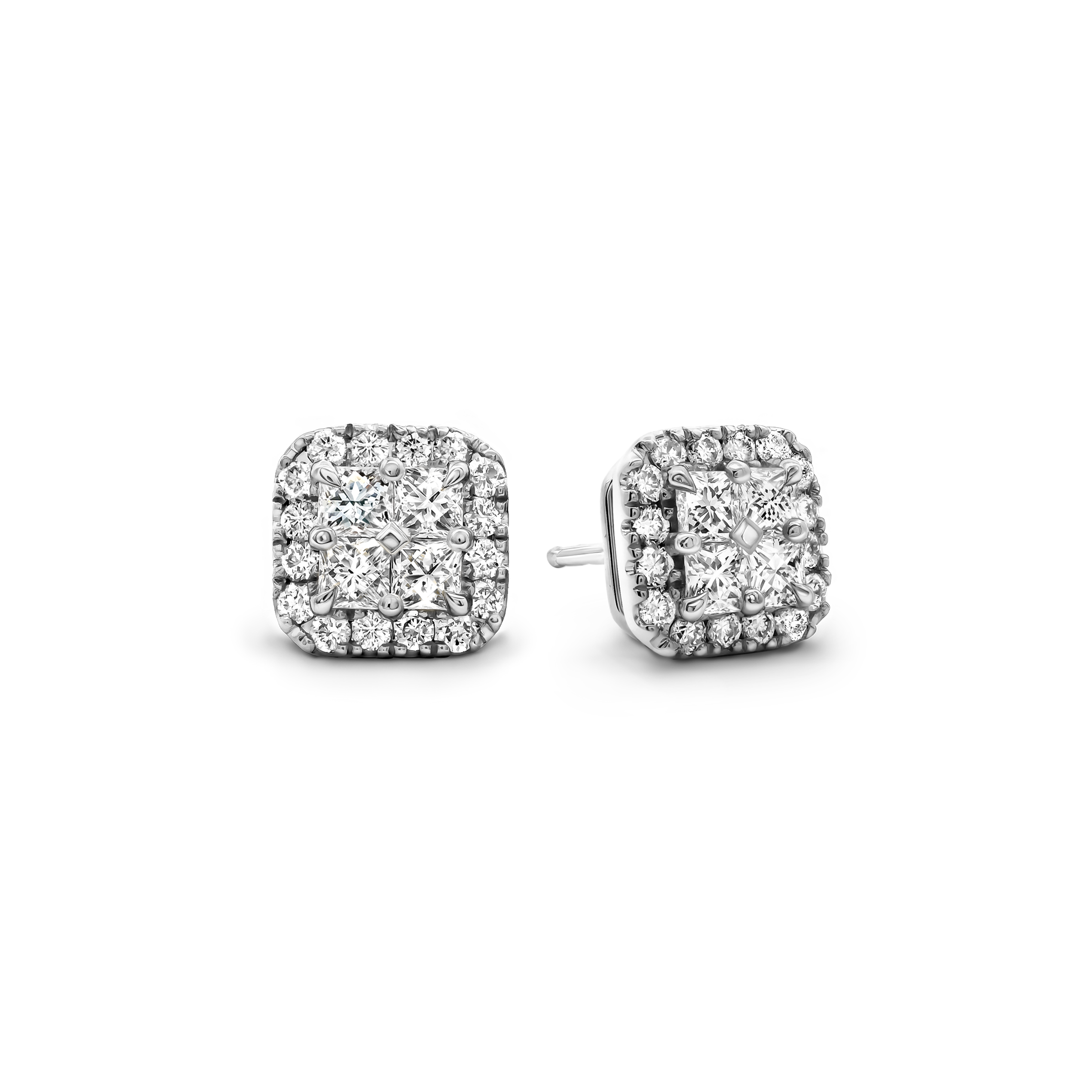 My Girl Diamond Mosaic Earrings - Shimansky Jewelry