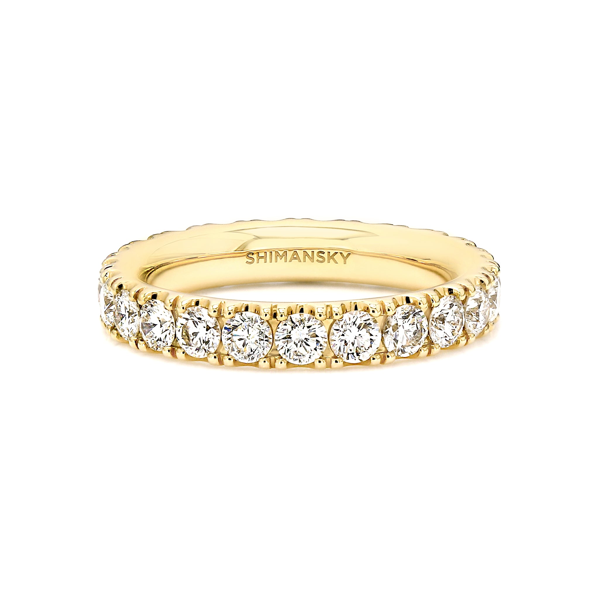 Micro Prong Eternity Ring - Shimansky Jewelry
