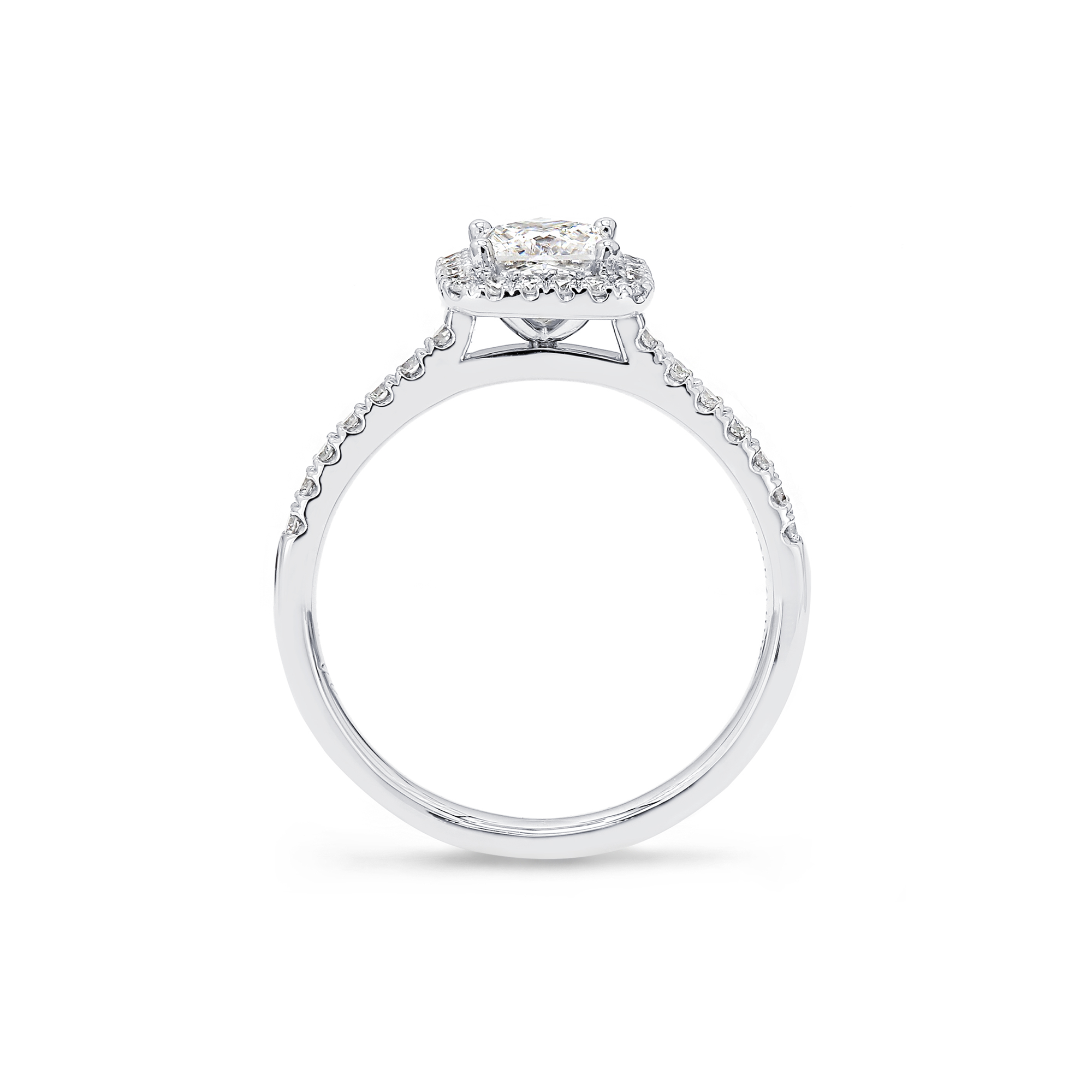 Anel Halo de diamante My Girl