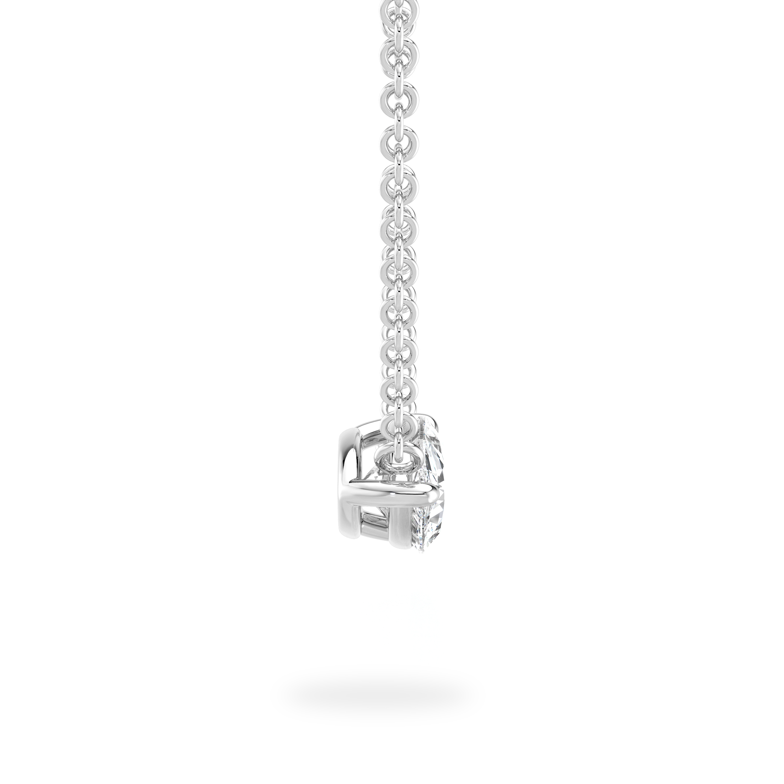 Pear Diamond Solitaire Necklace - Shimansky Jewelry