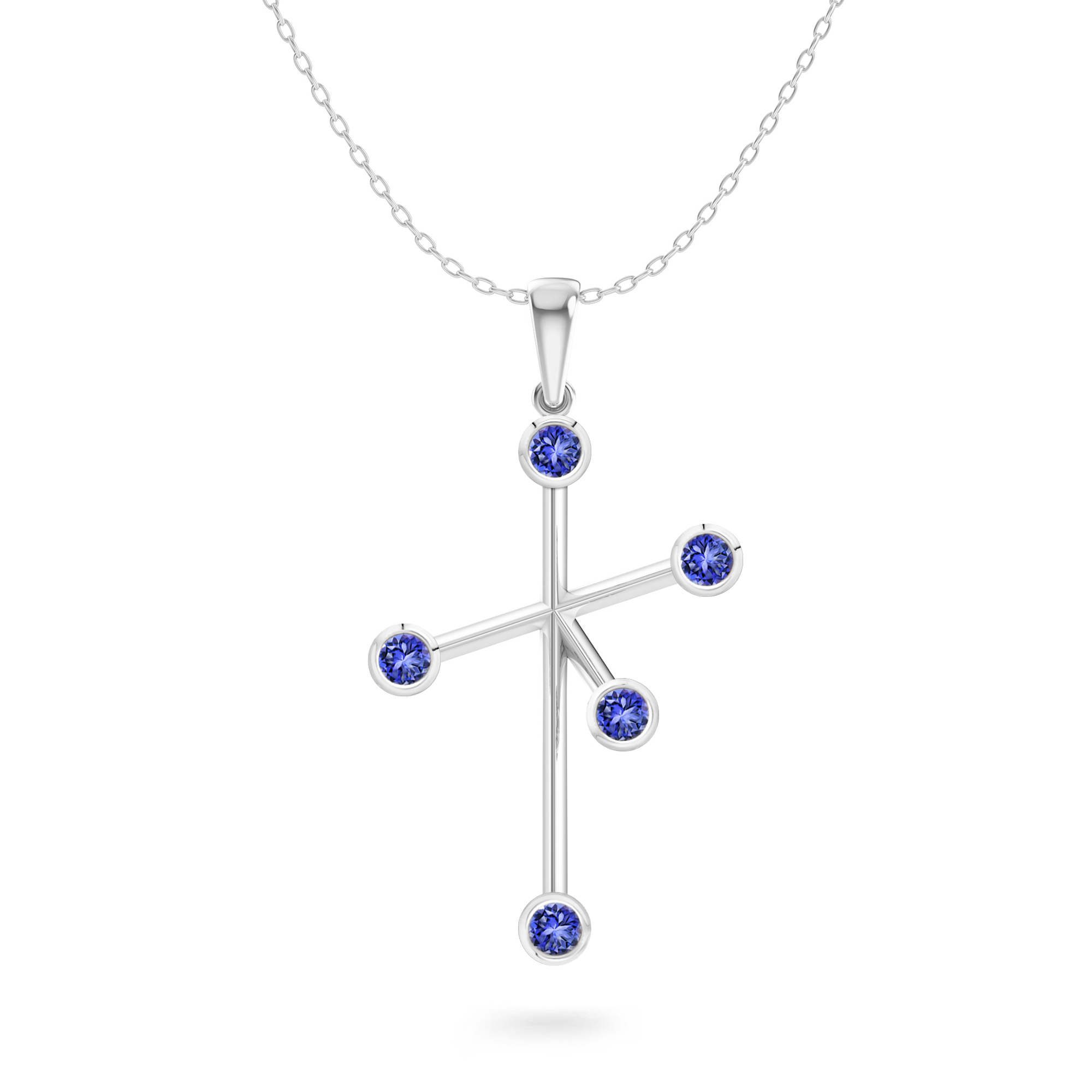 Southern Cross Tanzanite Bezel Pendant - Shimansky Jewelry