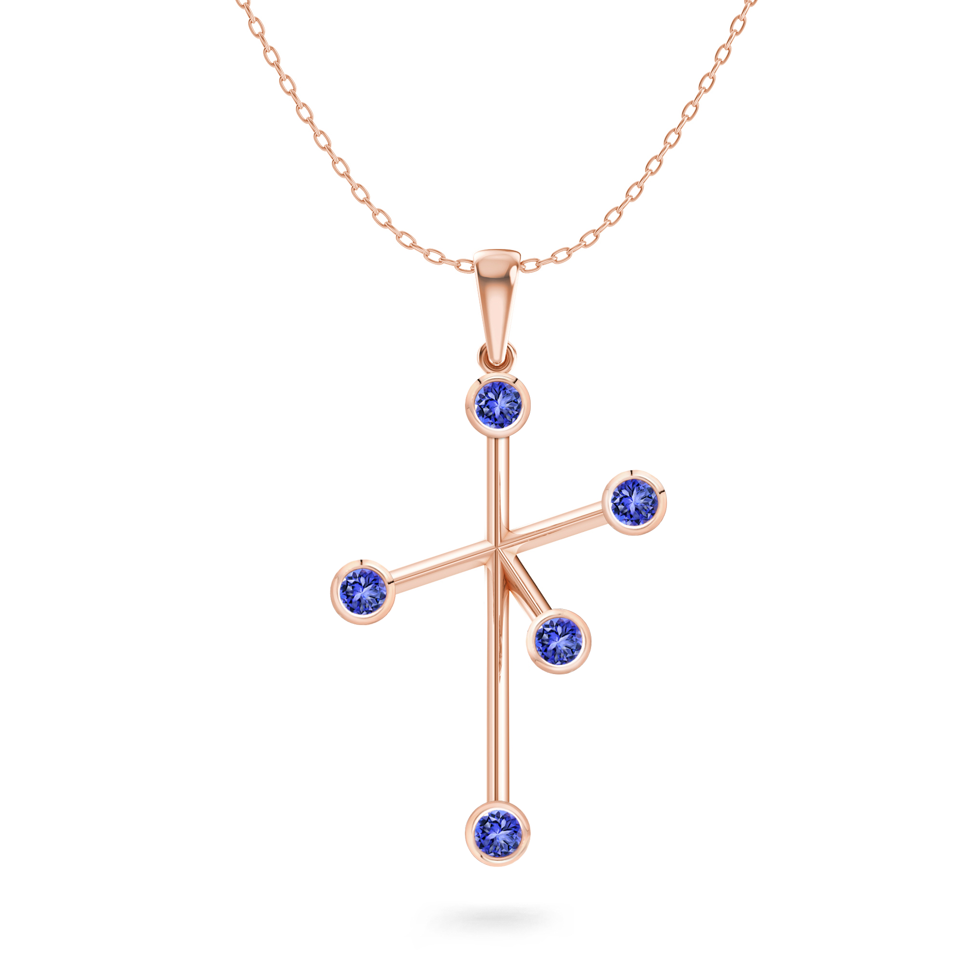 Southern Cross Tanzanite Bezel Pendant - Shimansky Jewelry