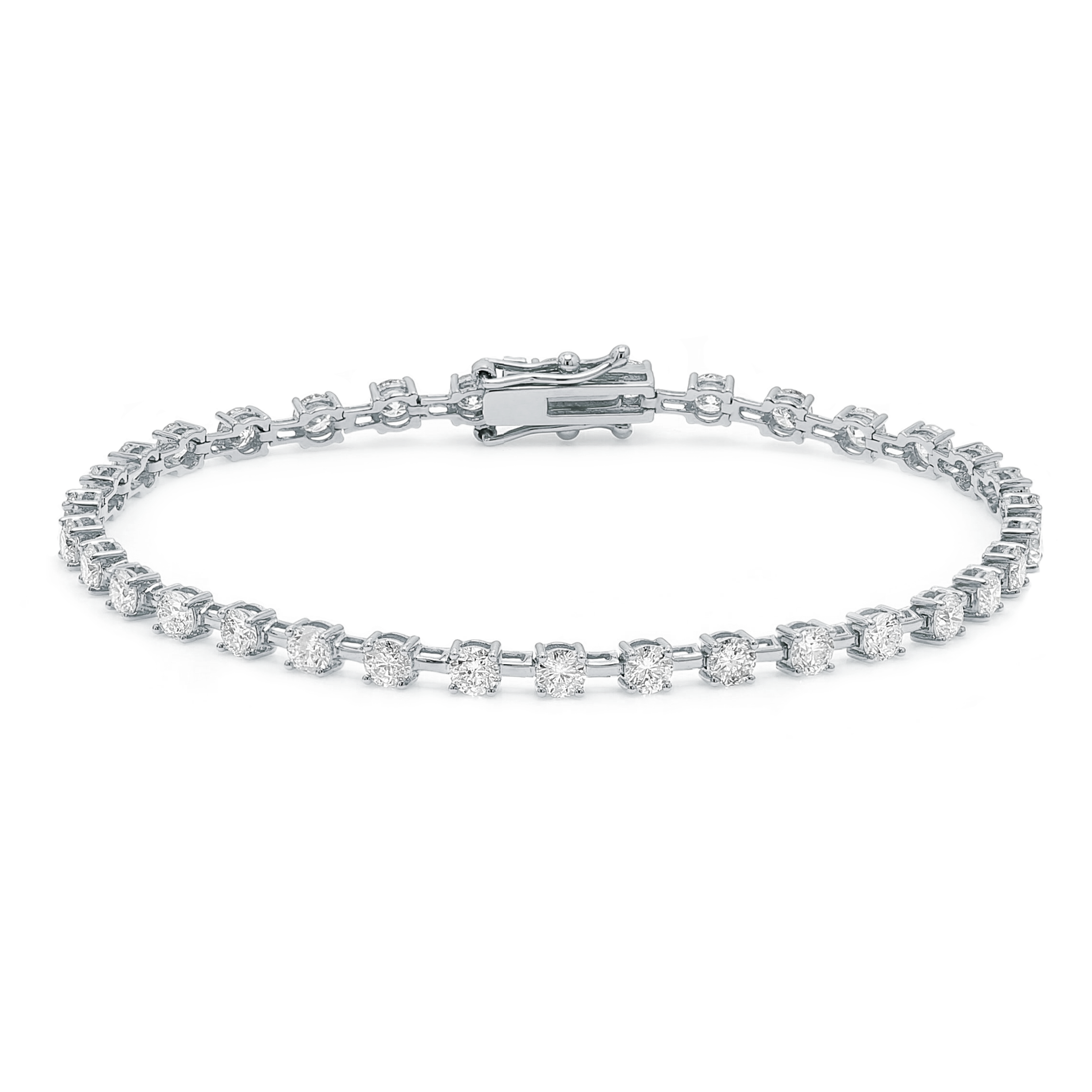 Diamond Station Tennis Bracelet Shimansky