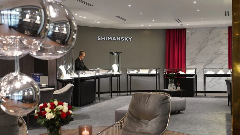 Inside the Shimansky Jewellery Store V&A Waterfront, Cape Town, South Africa