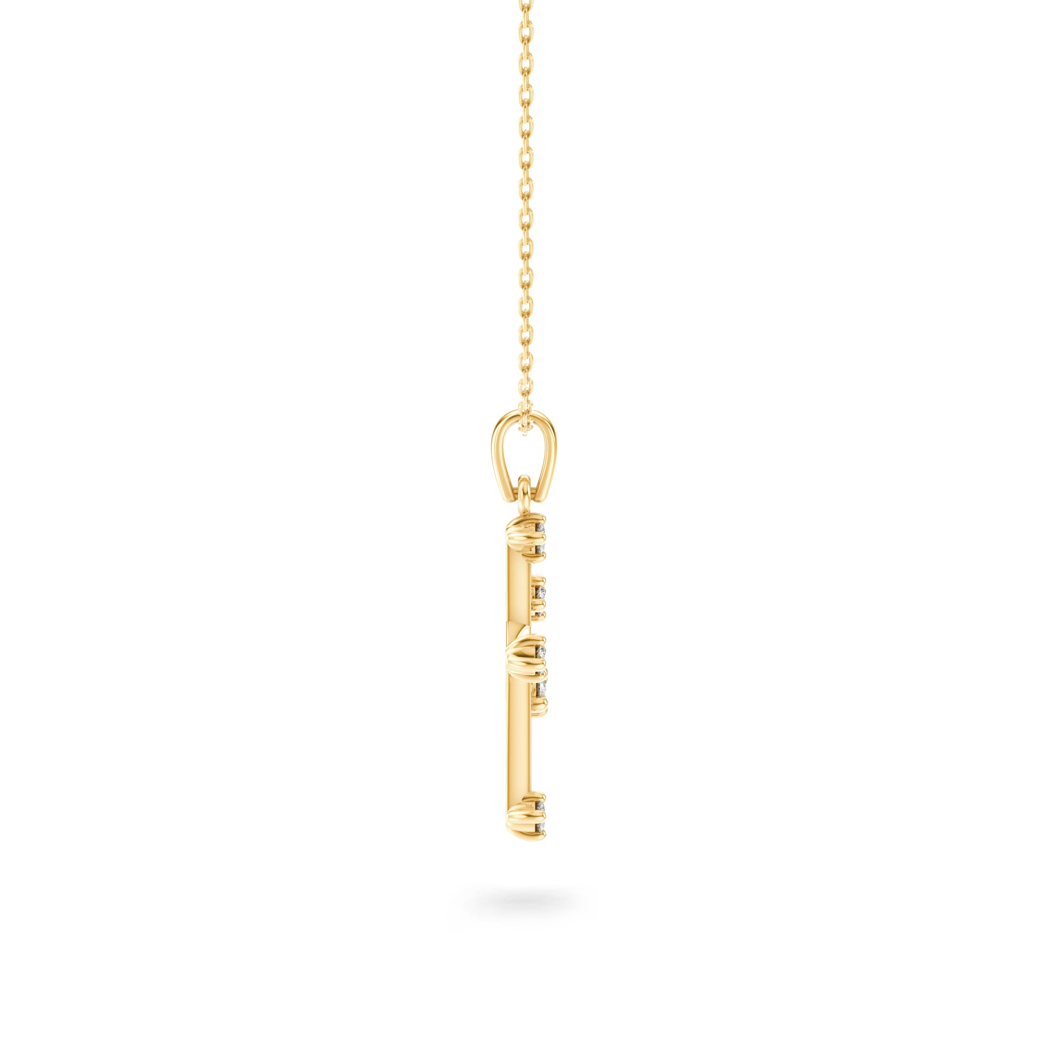 Shimansky - Southern Cross Small Diamond Pendant Crafted in 14K Yellow Gold