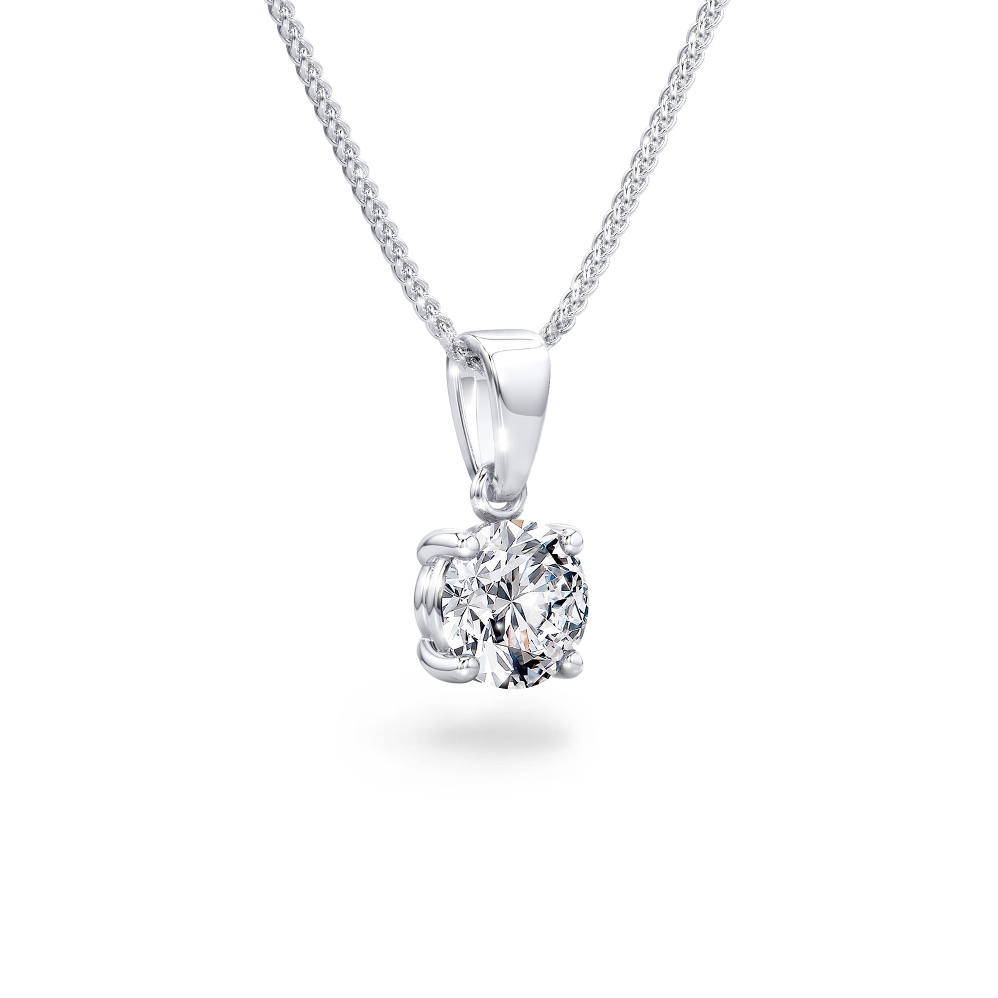 Solitaire Diamond Pendant