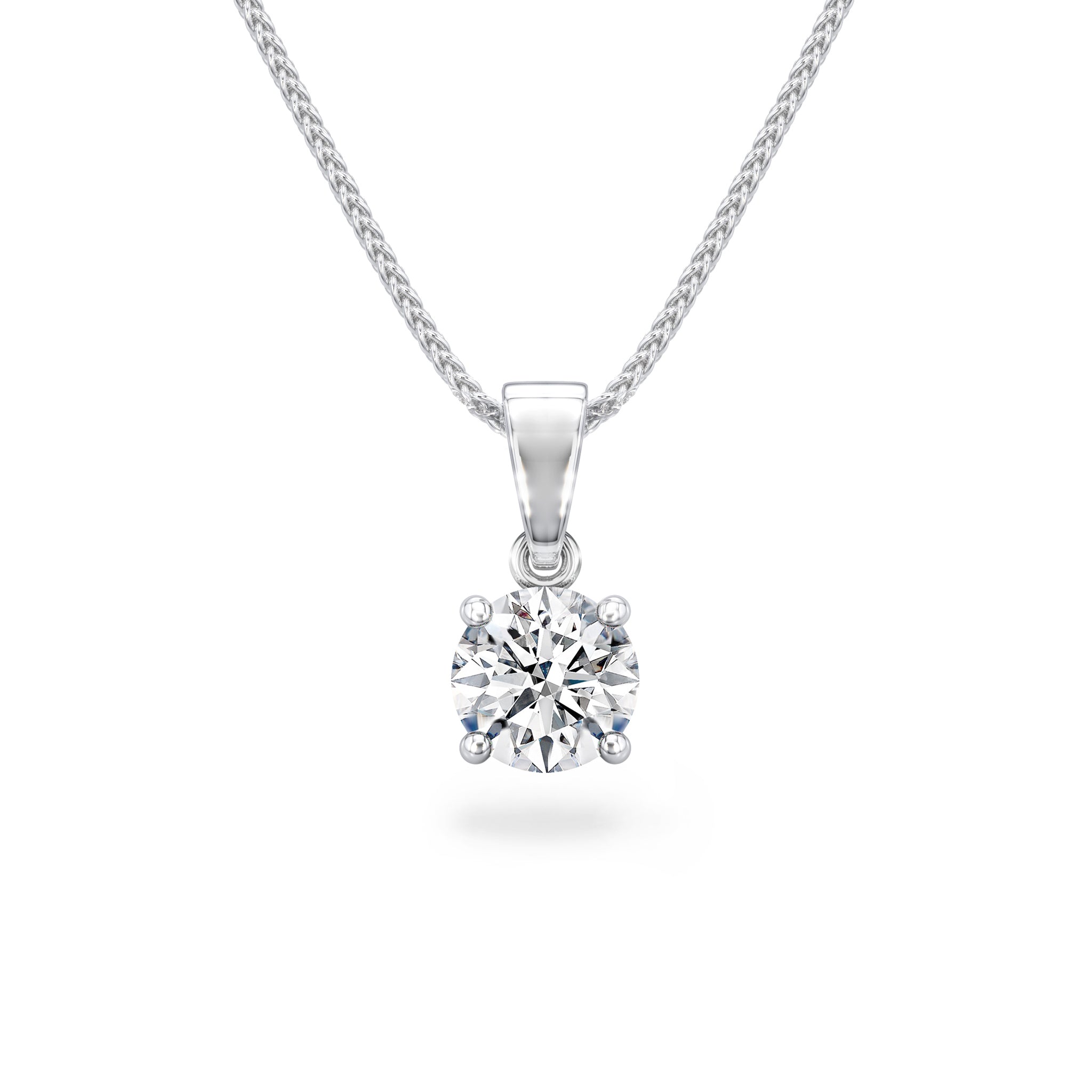 Solitaire Diamond Pendant