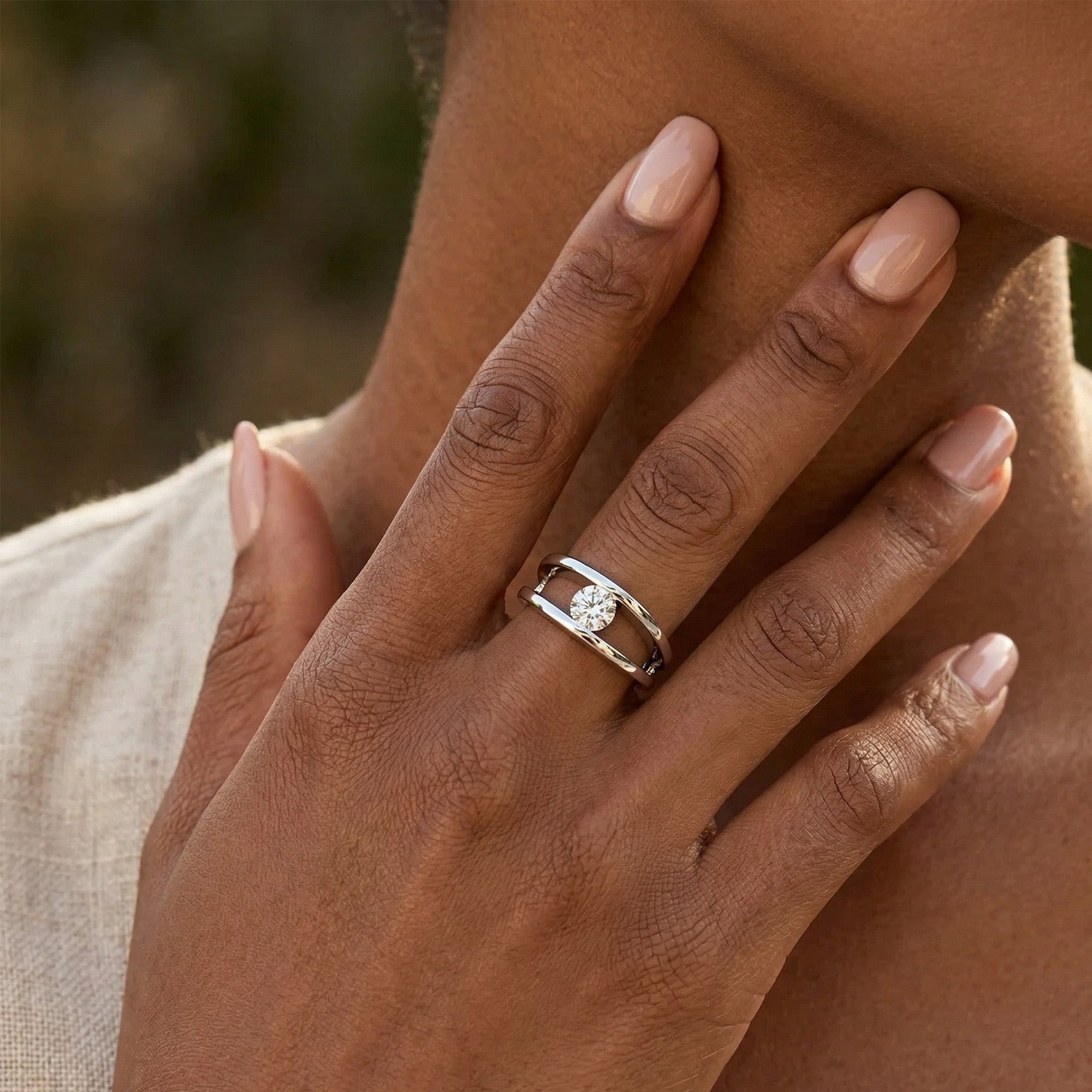 #Metal_Platinum #Carat Weight_0.5