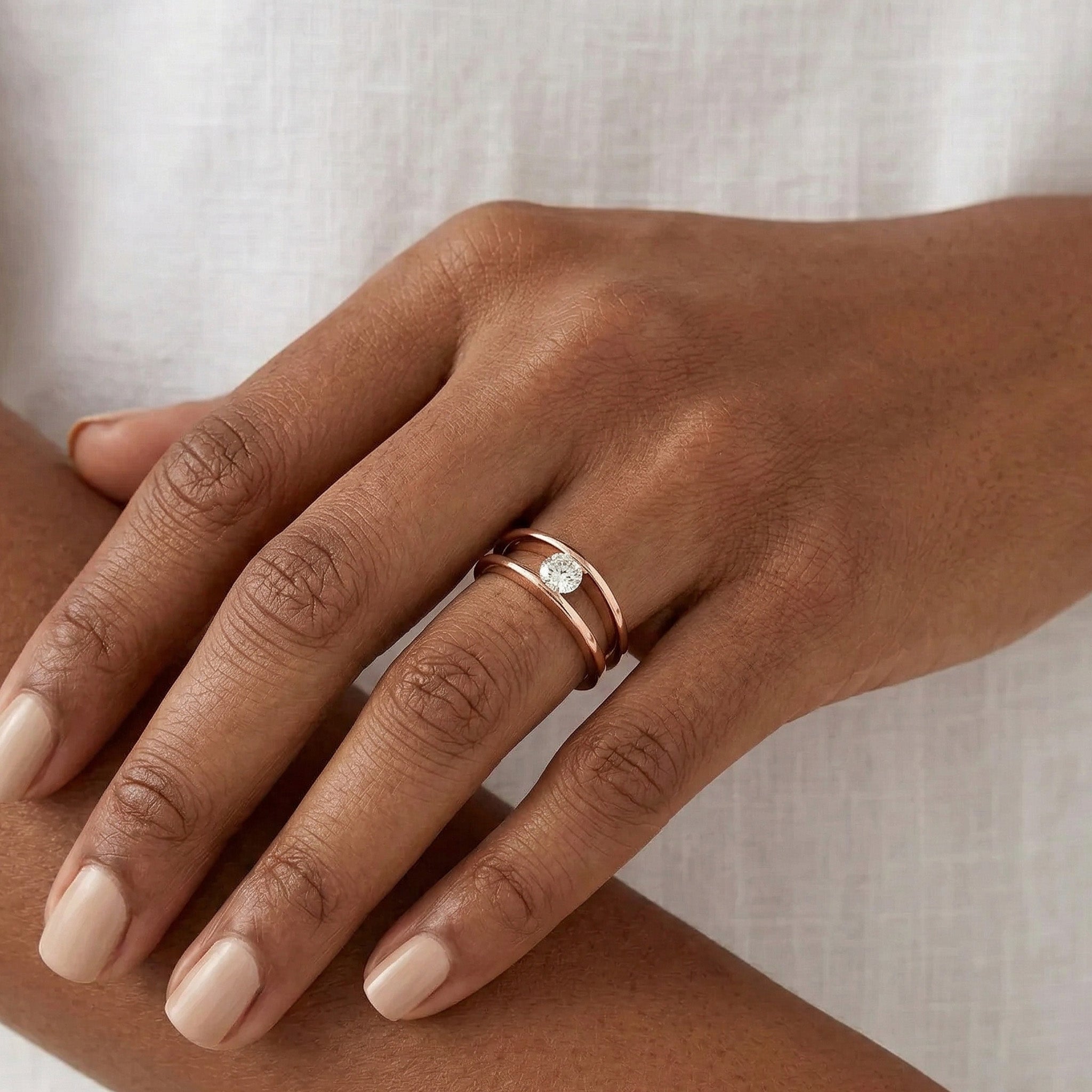 #Metal_Rose Gold #Carat Weight_0.5