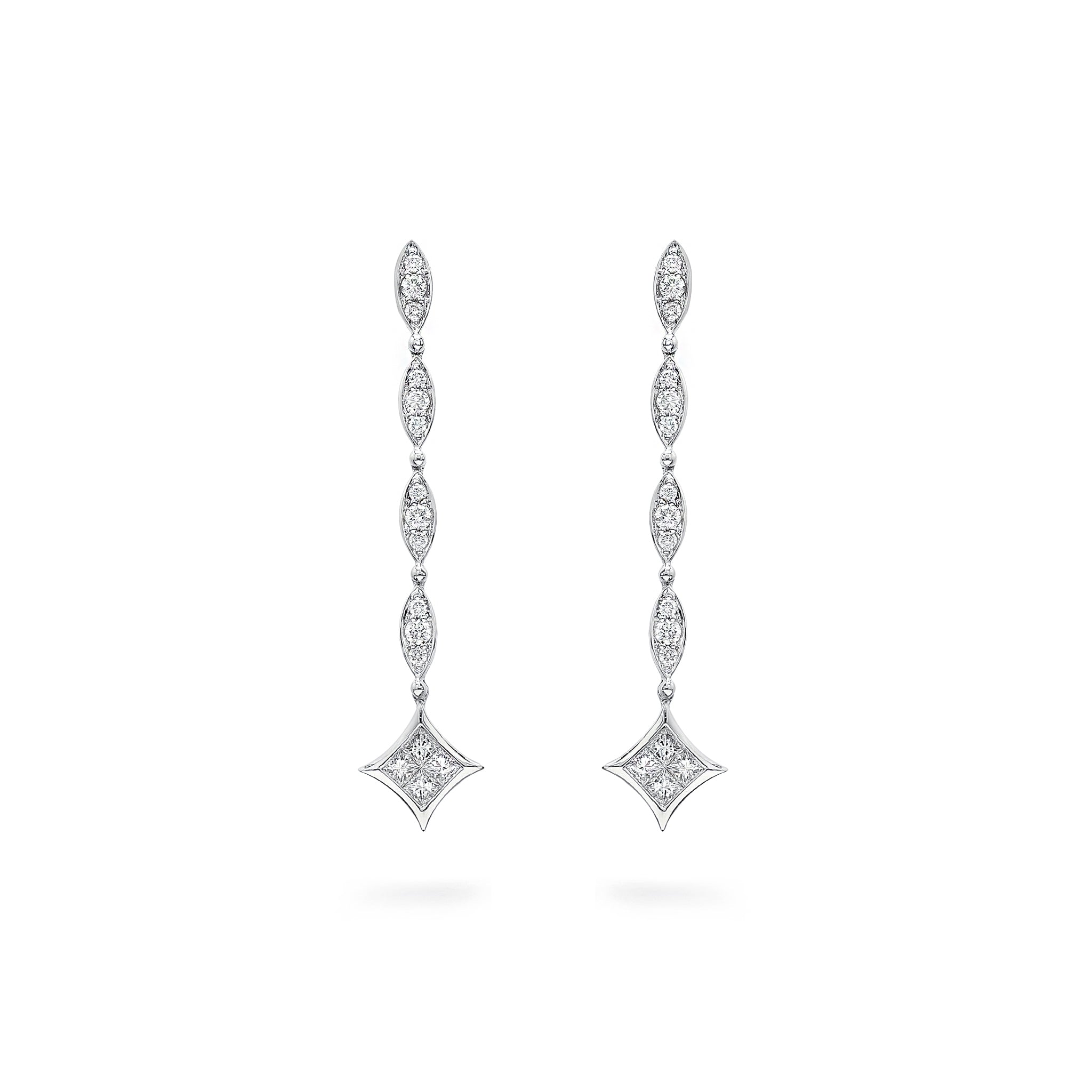 Dress Diamond Drop Earrings