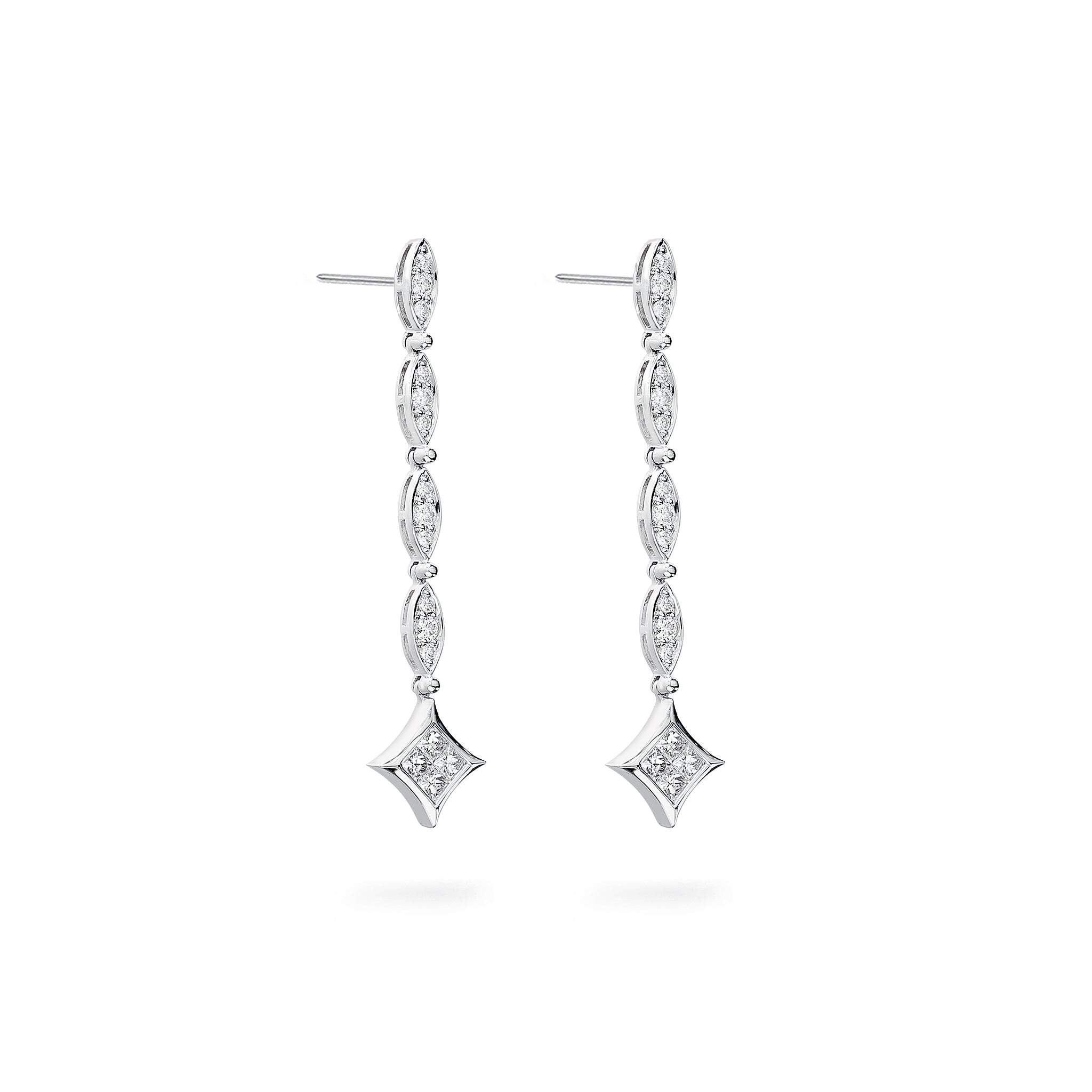 Dress Diamond Drop Earrings