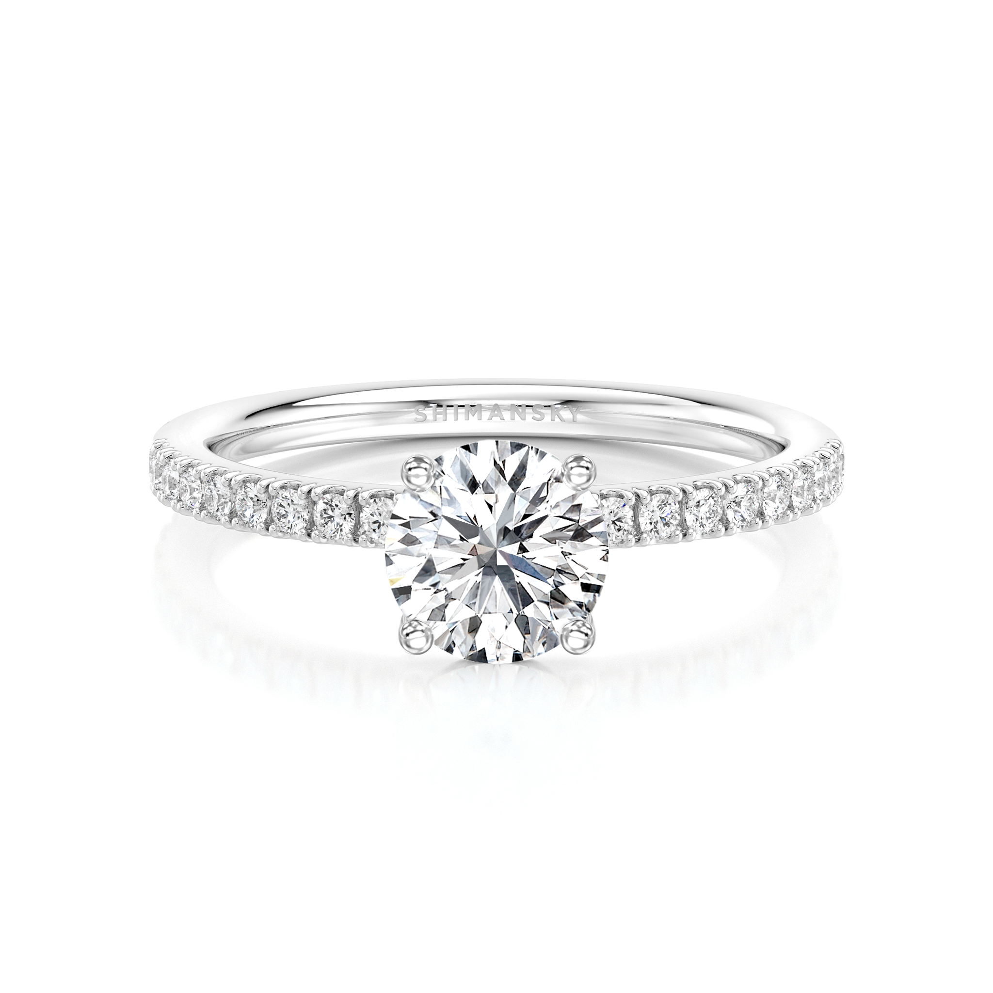 Microset Engagement Ring