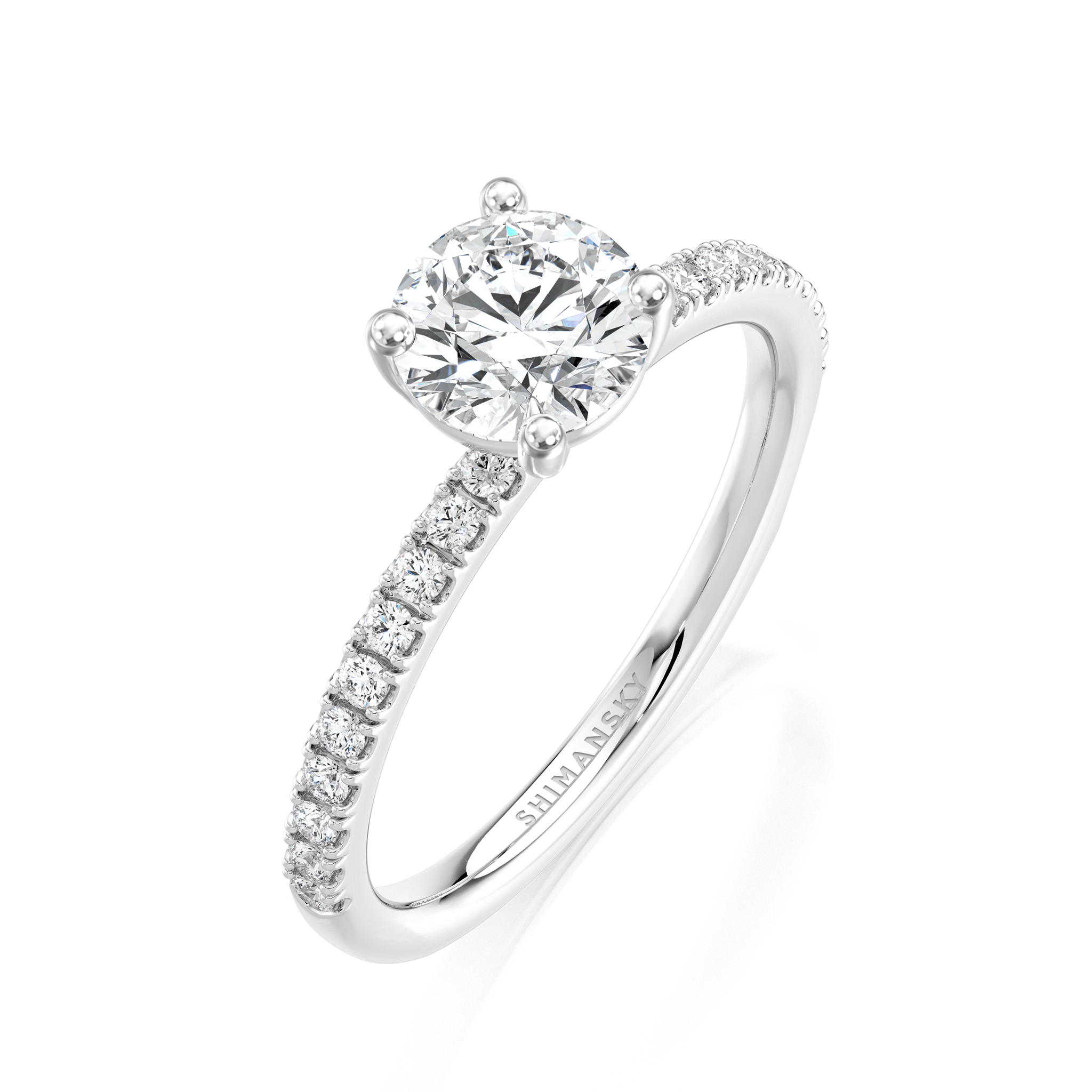 Microset Engagement Ring