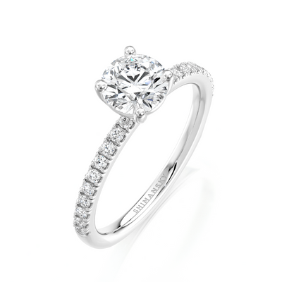 Microset Engagement Ring